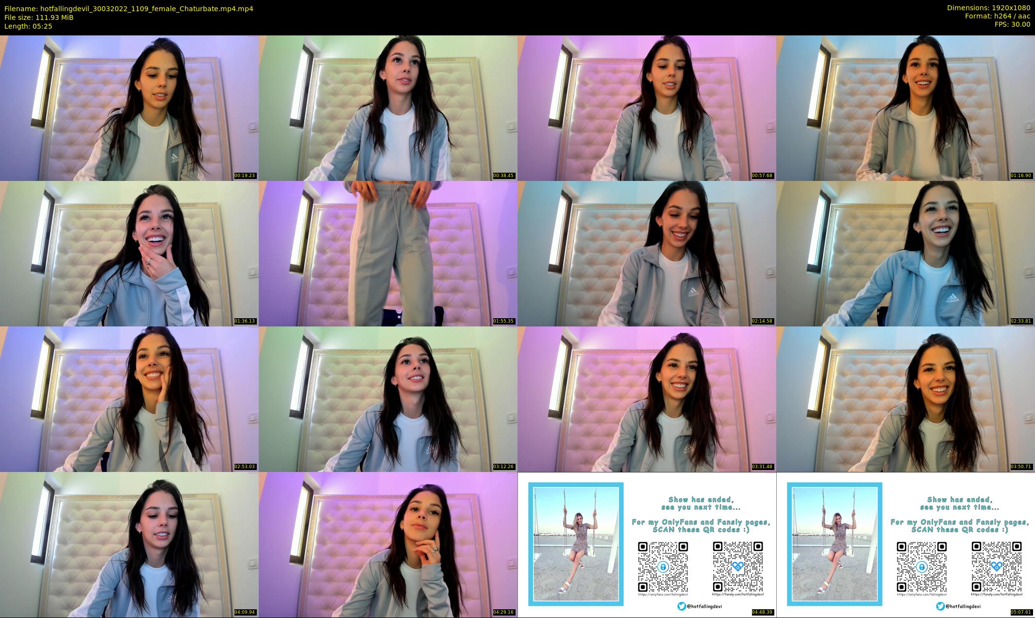 hotfallingdevil — 6 minute Chaturbate female cam show recording, 1080p, Mar 30, 2022
