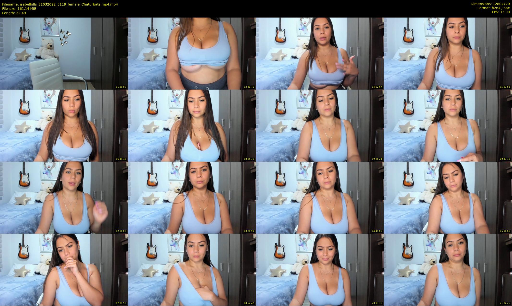 isabelhills — 23 minute Chaturbate female cam show recording, 720p, Mar 31, 2022