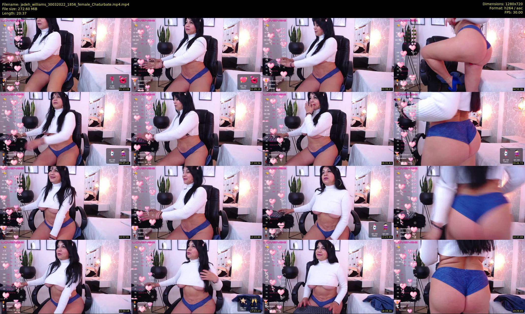 jadeh_williams — 21 minute Chaturbate female cam show recording, 720p, Mar 30, 2022