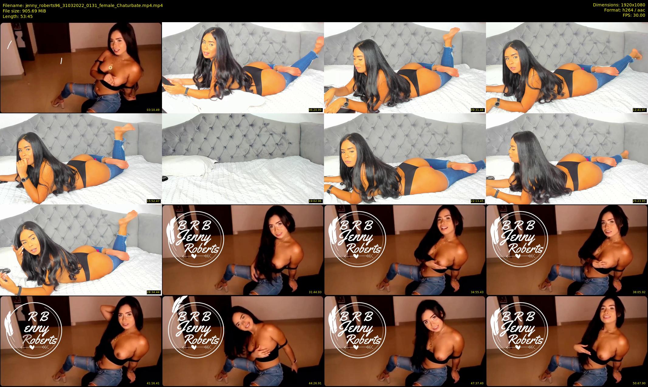 jenny_roberts96 — 54 minute Chaturbate female cam show recording, 1080p, Mar 31, 2022