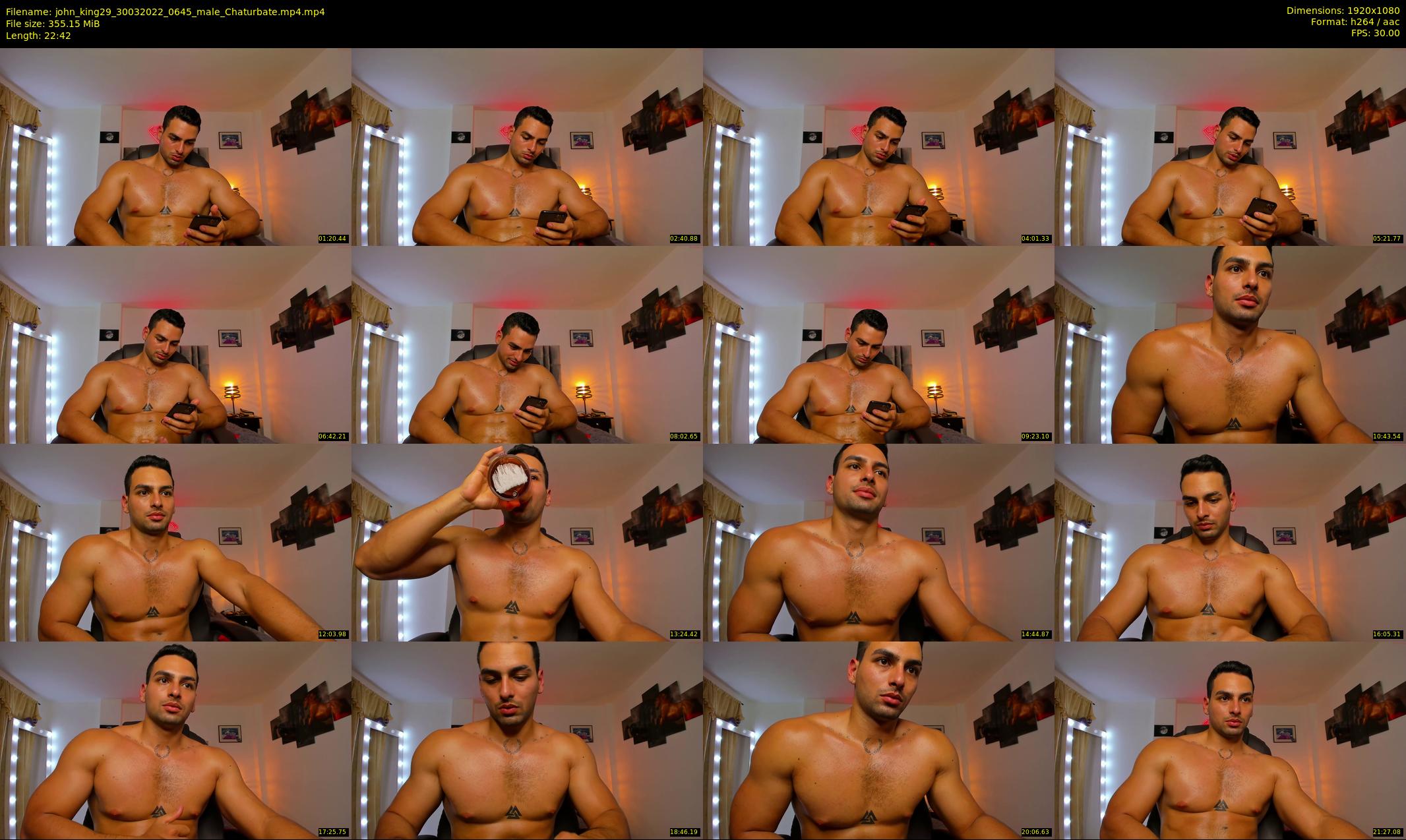 john_king29 — 23 minute Chaturbate male cam show recording, 1080p, Mar 30, 2022