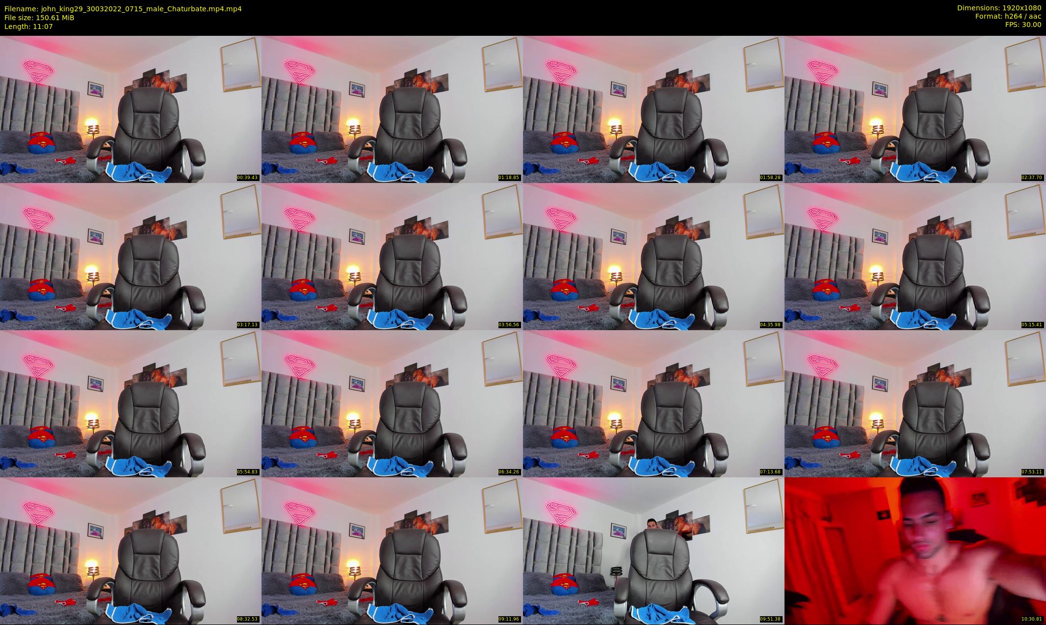 john_king29 — 12 minute Chaturbate male cam show recording, 1080p, Mar 30, 2022