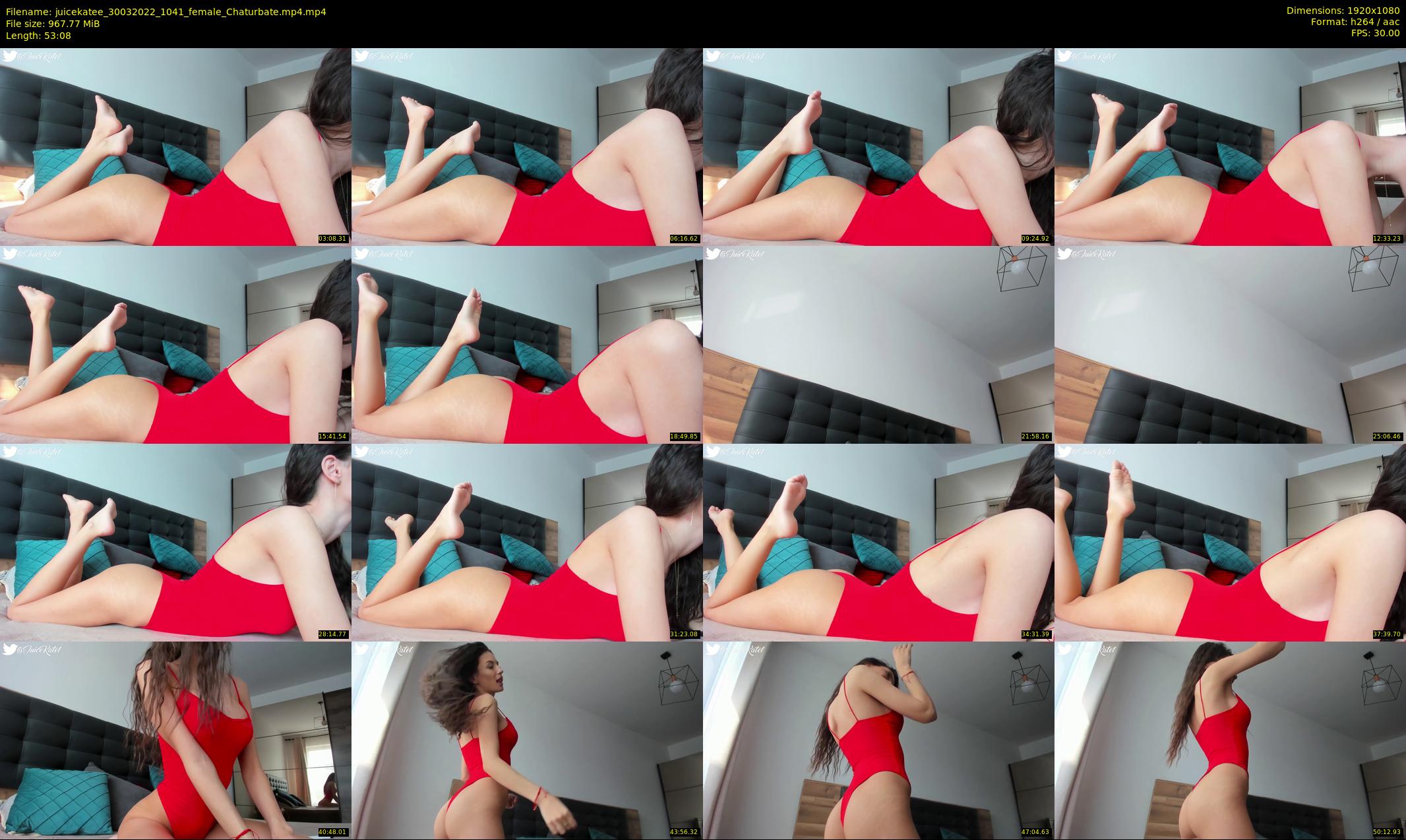 juicekatee — 54 minute Chaturbate female cam show recording, 1080p, Mar 30, 2022
