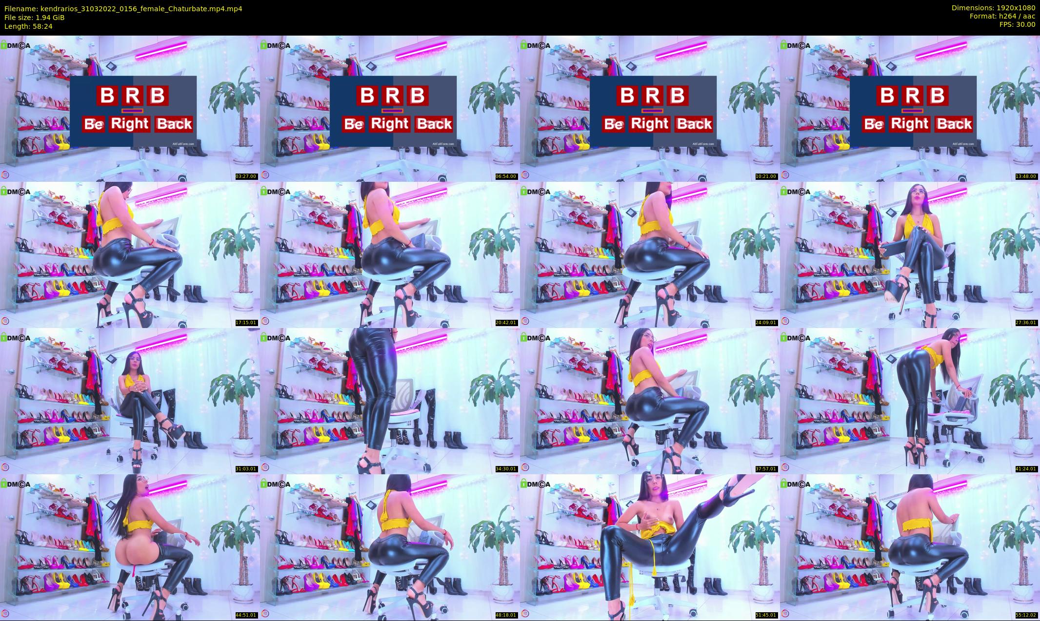 kendrarios — 59 minute Chaturbate female cam show recording, 1080p, Mar 31, 2022
