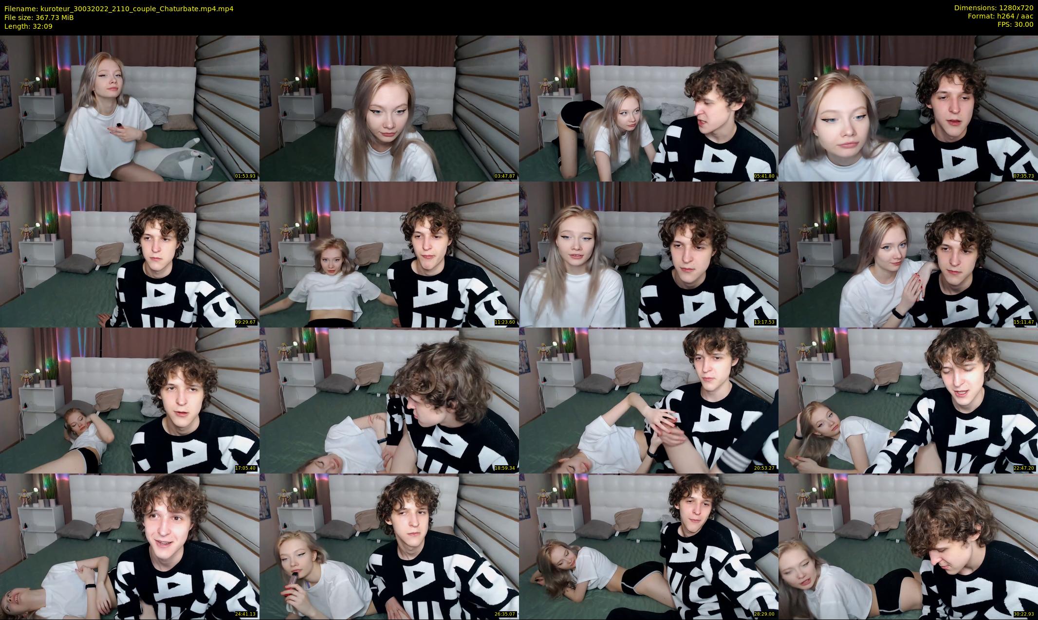 kuroteur — 33 minute Chaturbate couple cam show recording, 720p, Mar 30, 2022