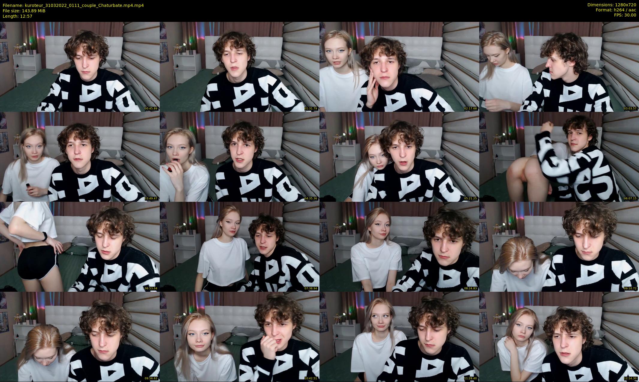 kuroteur — 13 minute Chaturbate couple cam show recording, 720p, Mar 31, 2022