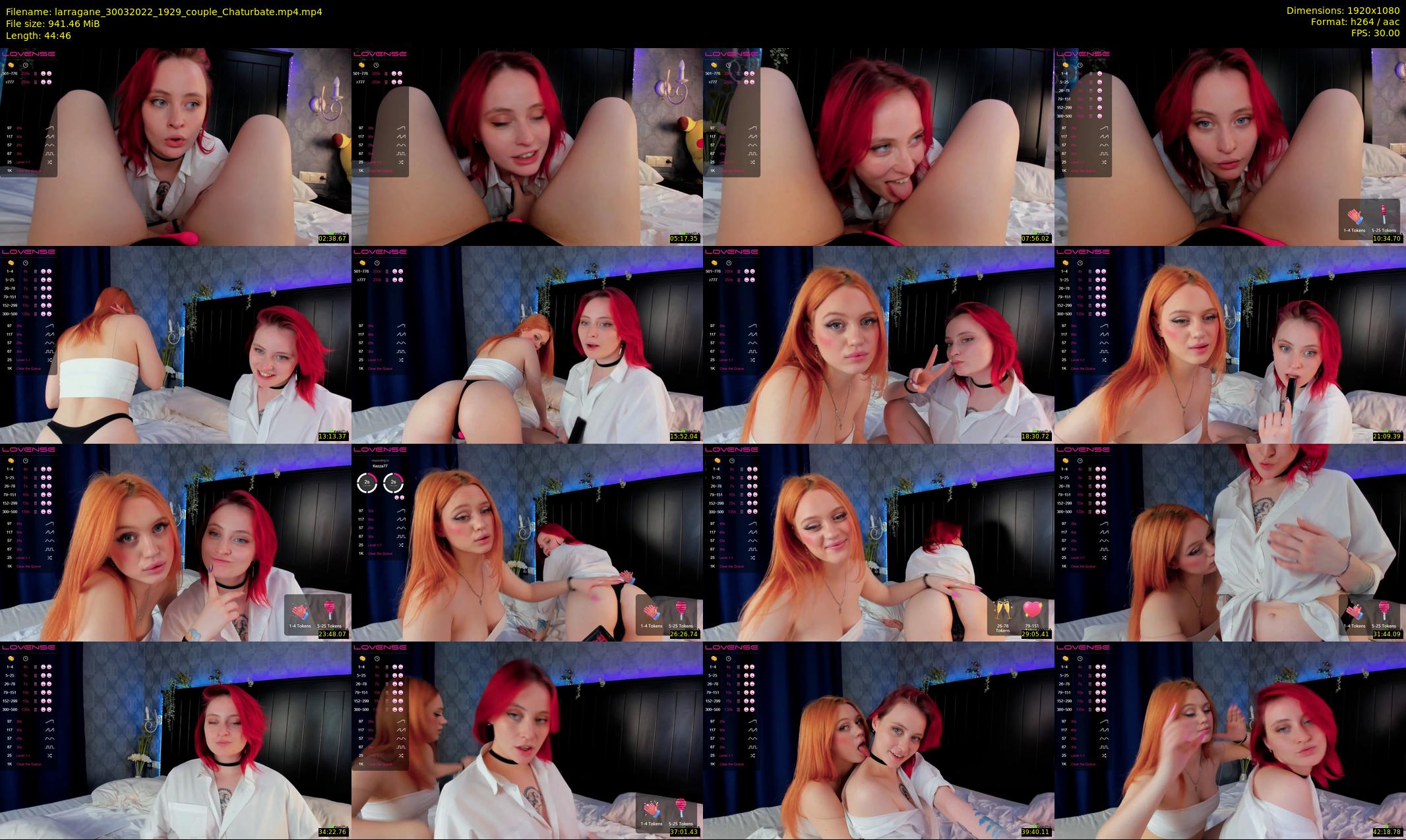 larragane — 45 minute Chaturbate couple cam show recording, 1080p, Mar 30, 2022
