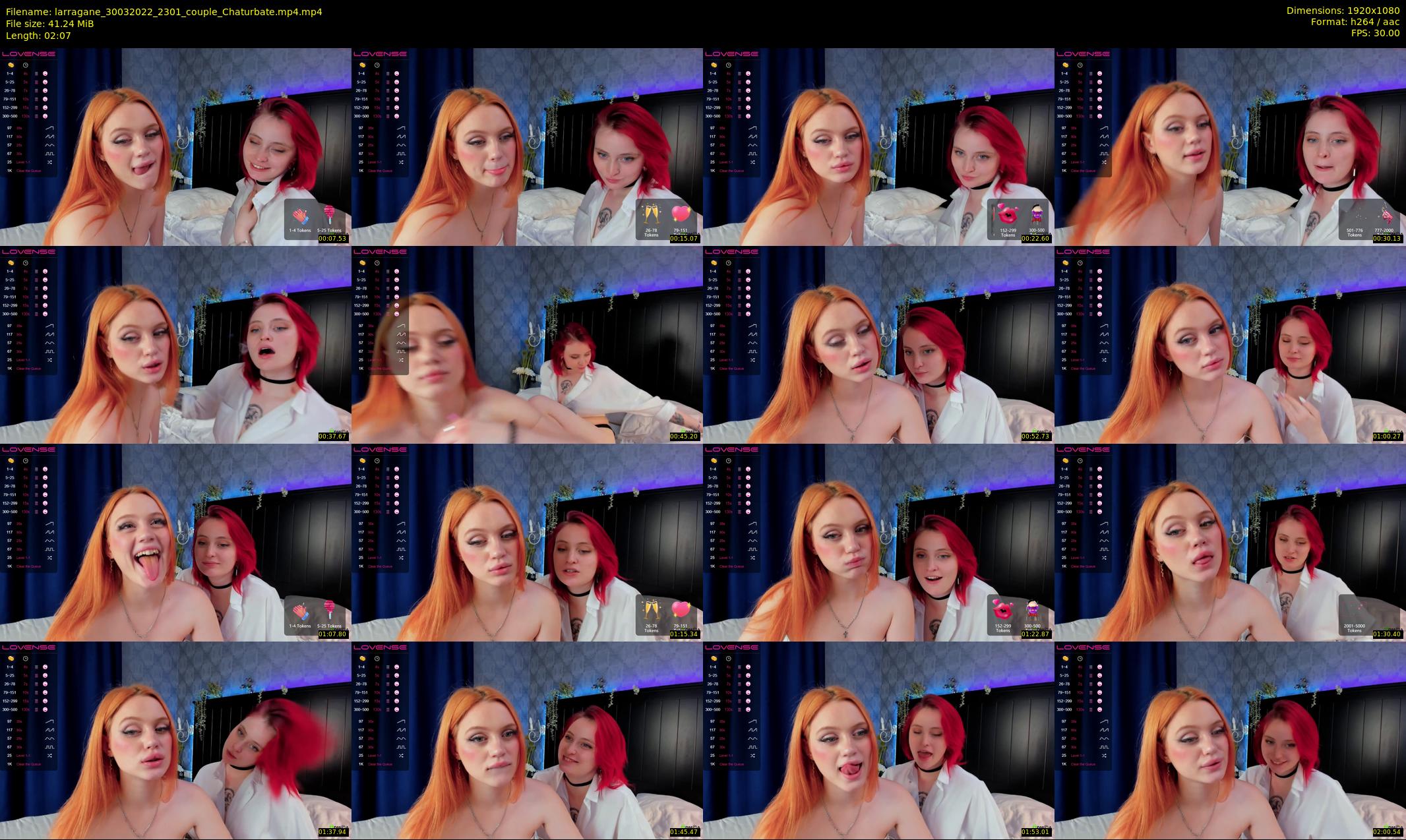 larragane — 3 minute Chaturbate couple cam show recording, 1080p, Mar 30, 2022