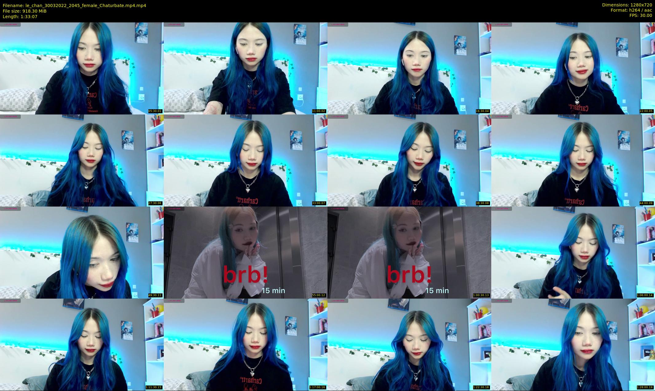 le_chan — 94 minute Chaturbate female cam show recording, 720p, Mar 30, 2022