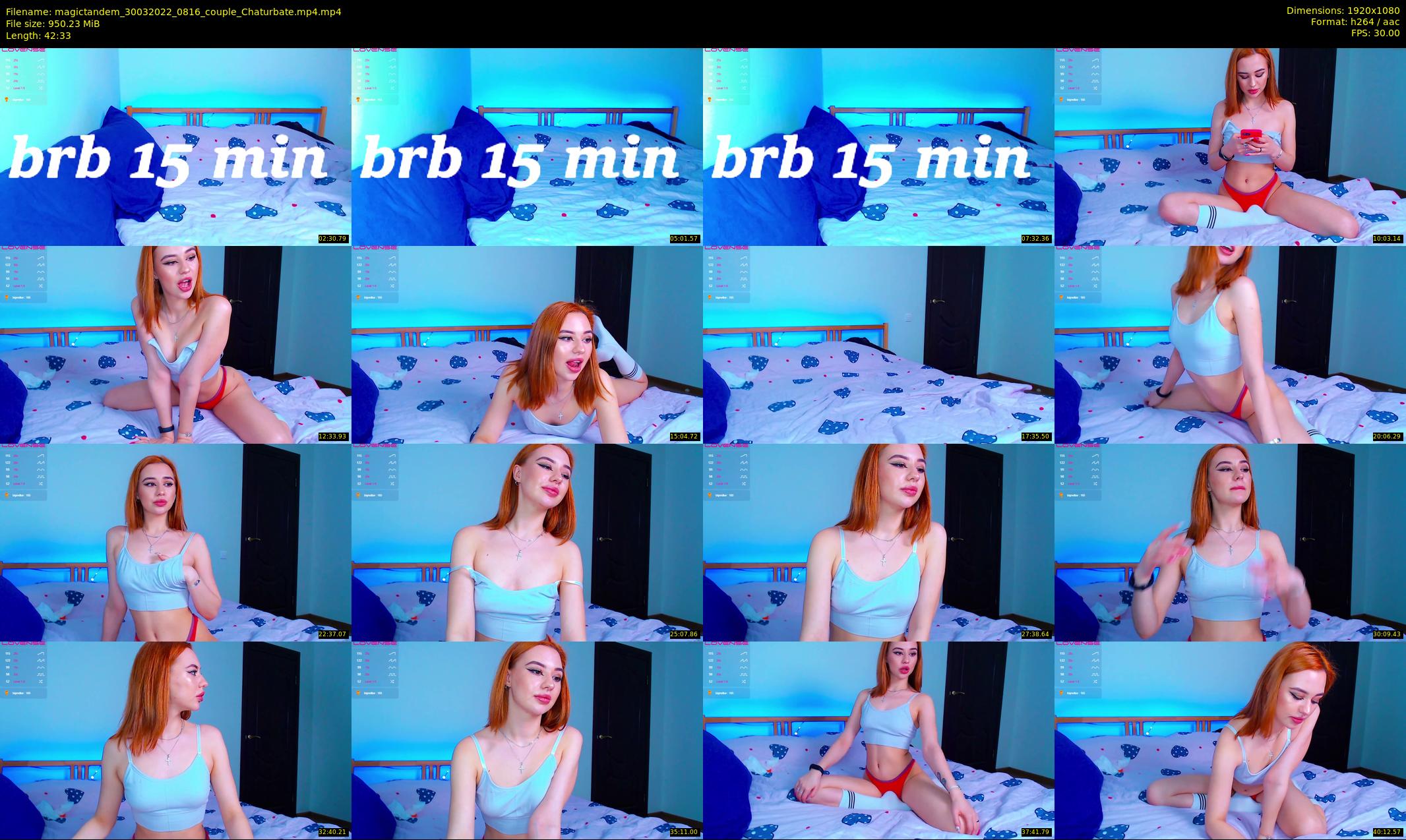 magictandem — 43 minute Chaturbate couple cam show recording, 1080p, Mar 30, 2022