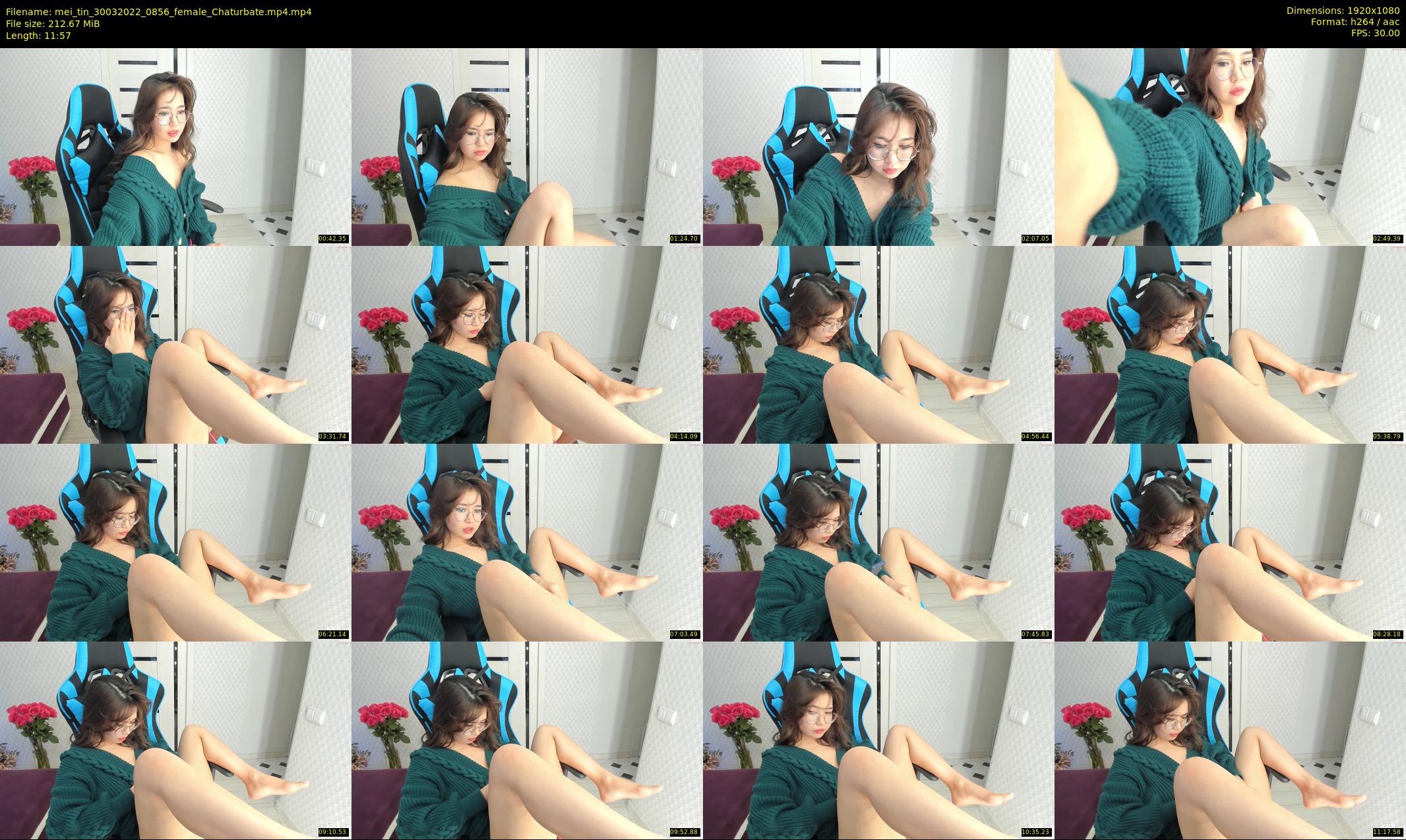 mei_tin — 12 minute Chaturbate female cam show recording, 1080p, Mar 30, 2022