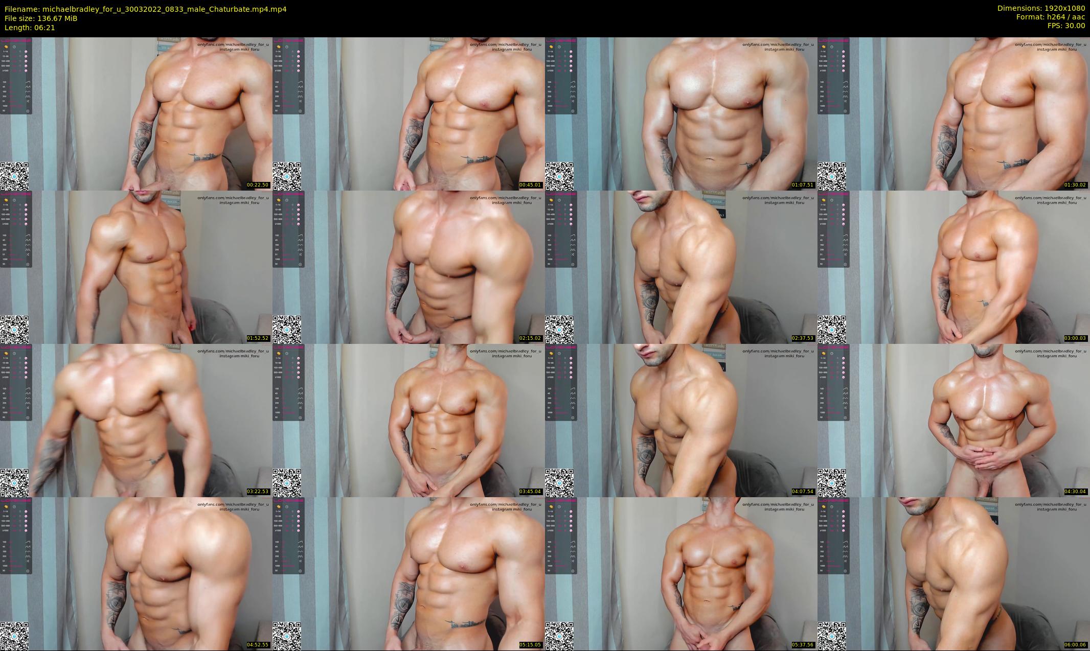 michaelbradley_for_u — 7 minute Chaturbate male cam show recording, 1080p, Mar 30, 2022