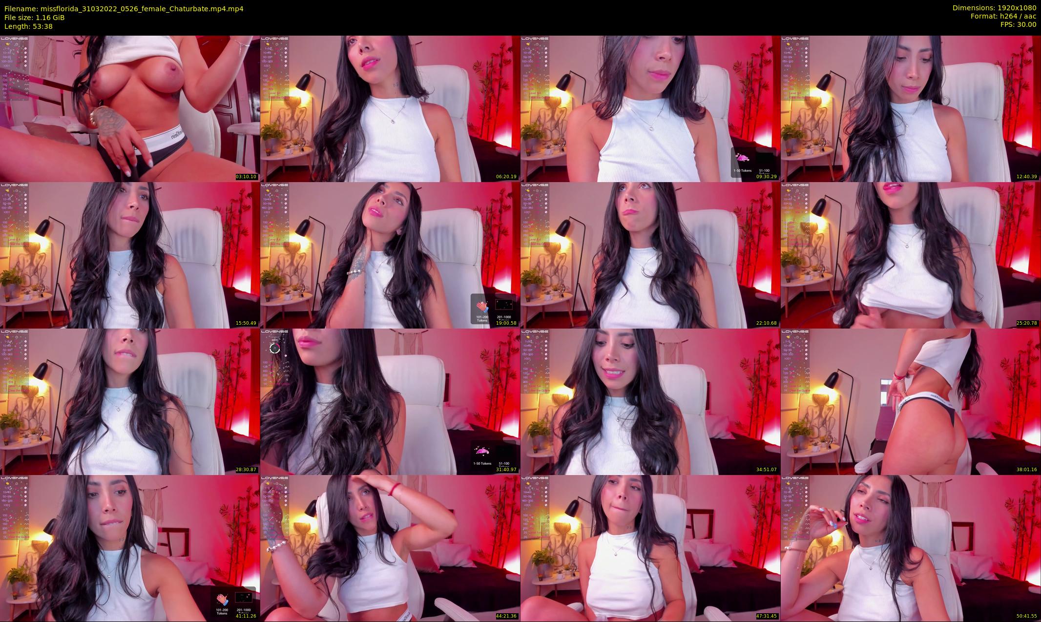 missflorida — 54 minute Chaturbate female cam show recording, 1080p, Mar 31, 2022