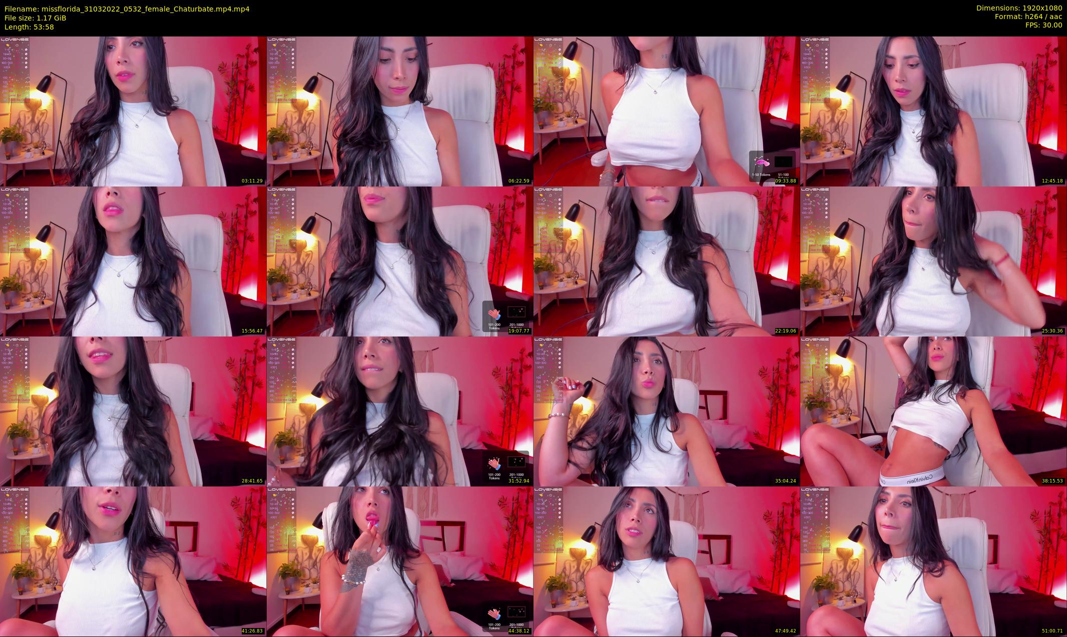 missflorida — 54 minute Chaturbate female cam show recording, 1080p, Mar 31, 2022