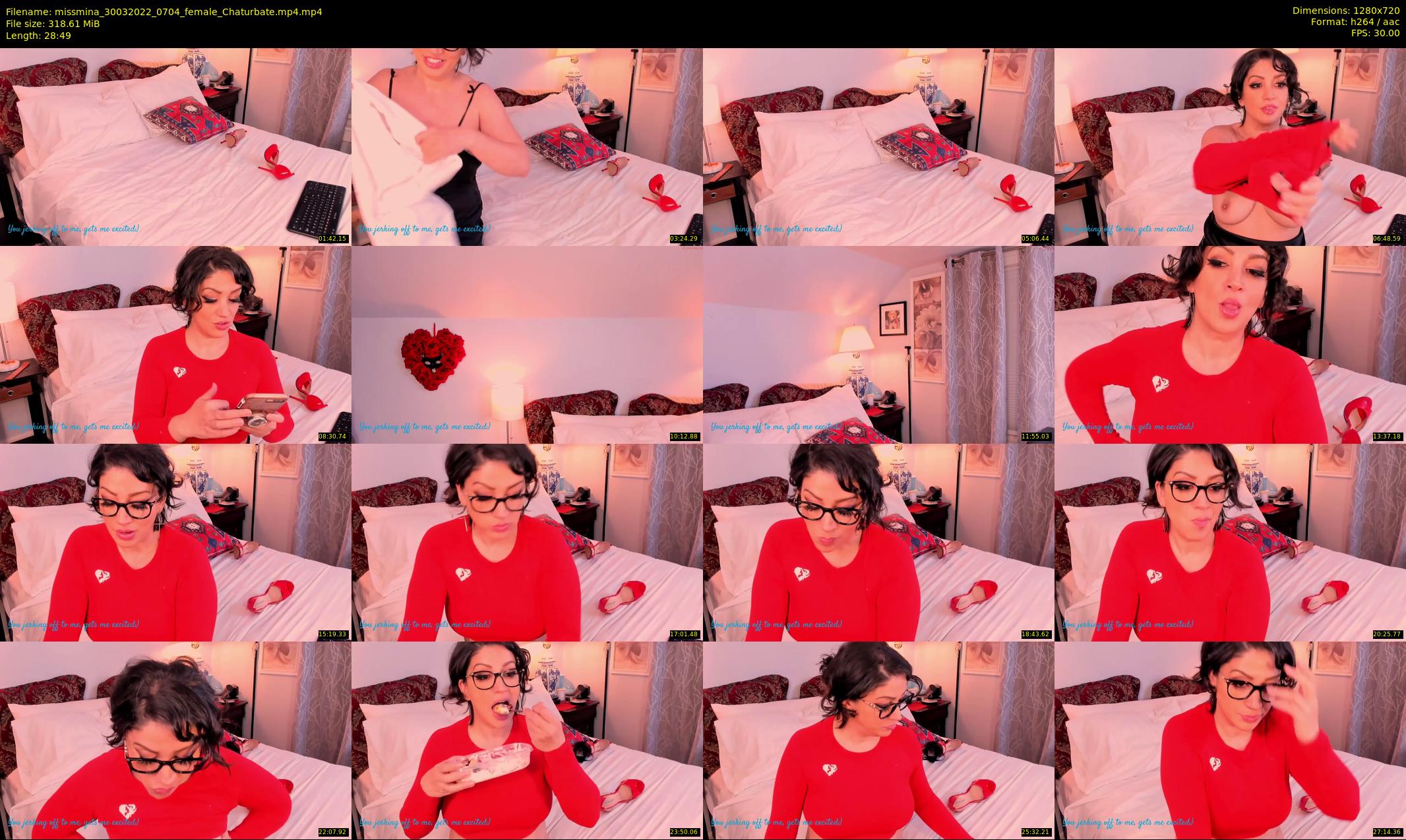 missmina — 29 minute Chaturbate female cam show recording, 720p, Mar 30, 2022