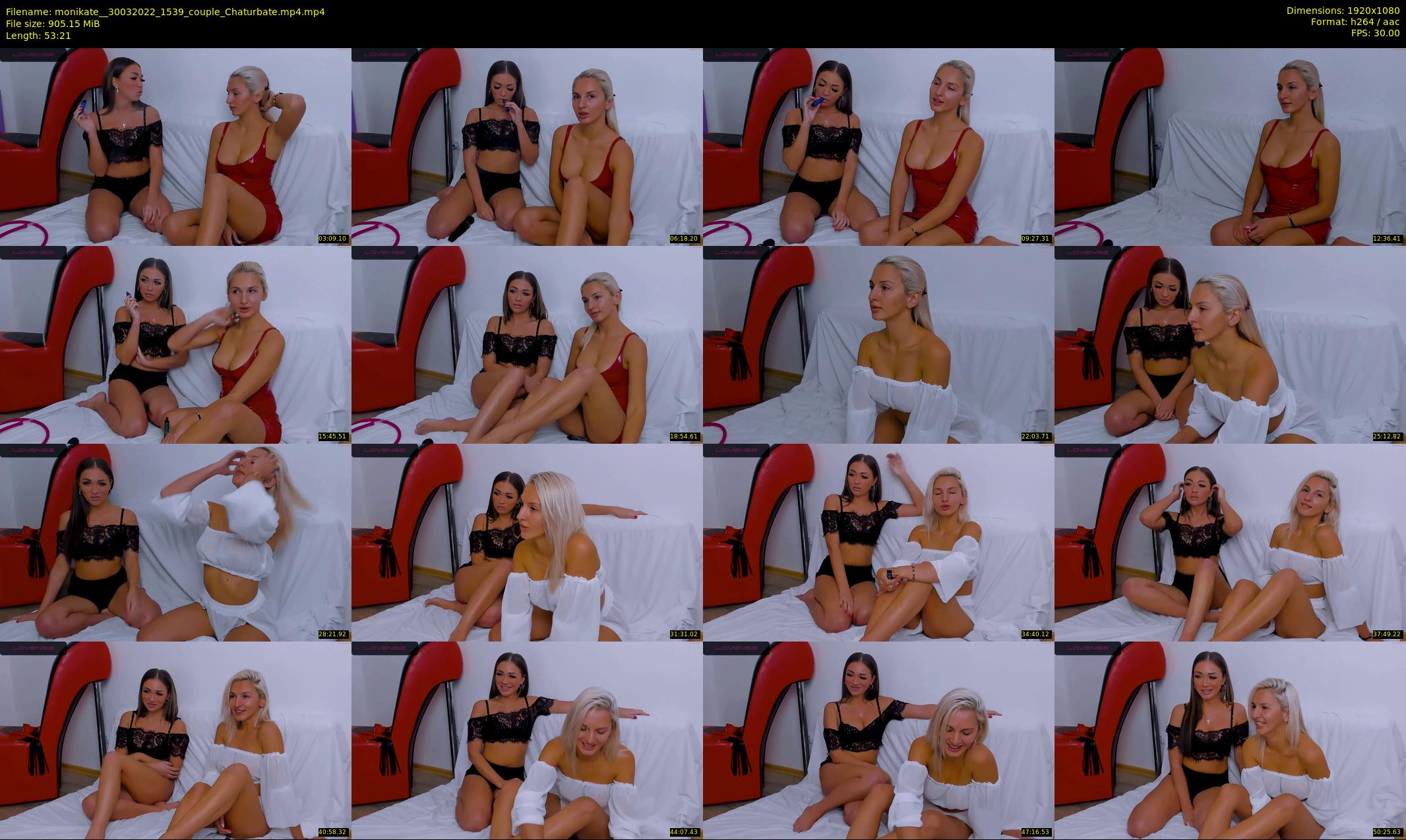 monikate_ — 54 minute Chaturbate couple cam show recording, 1080p, Mar 30, 2022