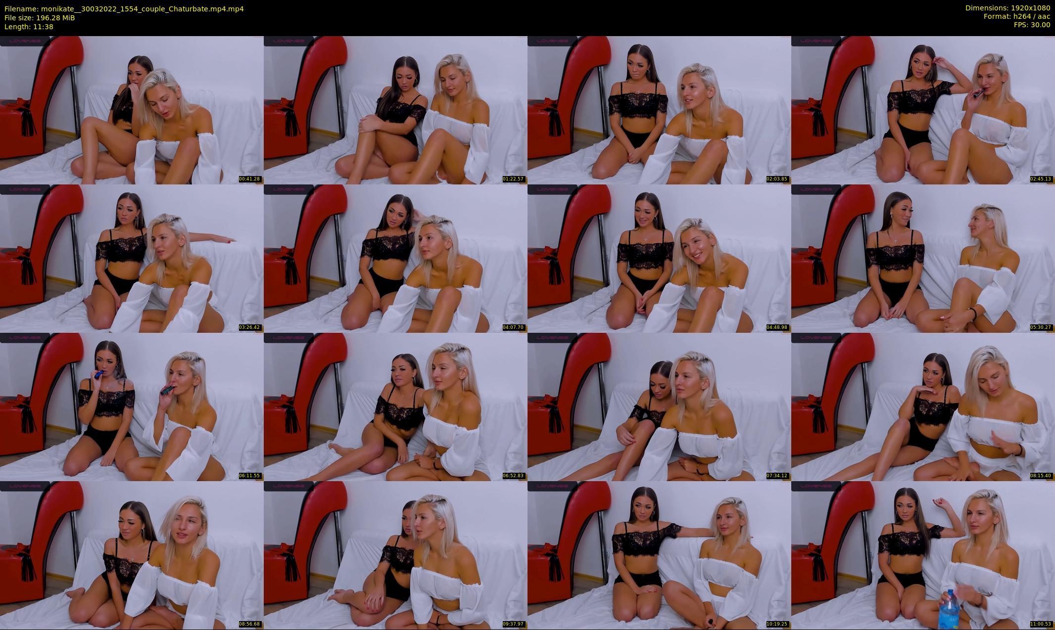 monikate_ — 12 minute Chaturbate couple cam show recording, 1080p, Mar 30, 2022