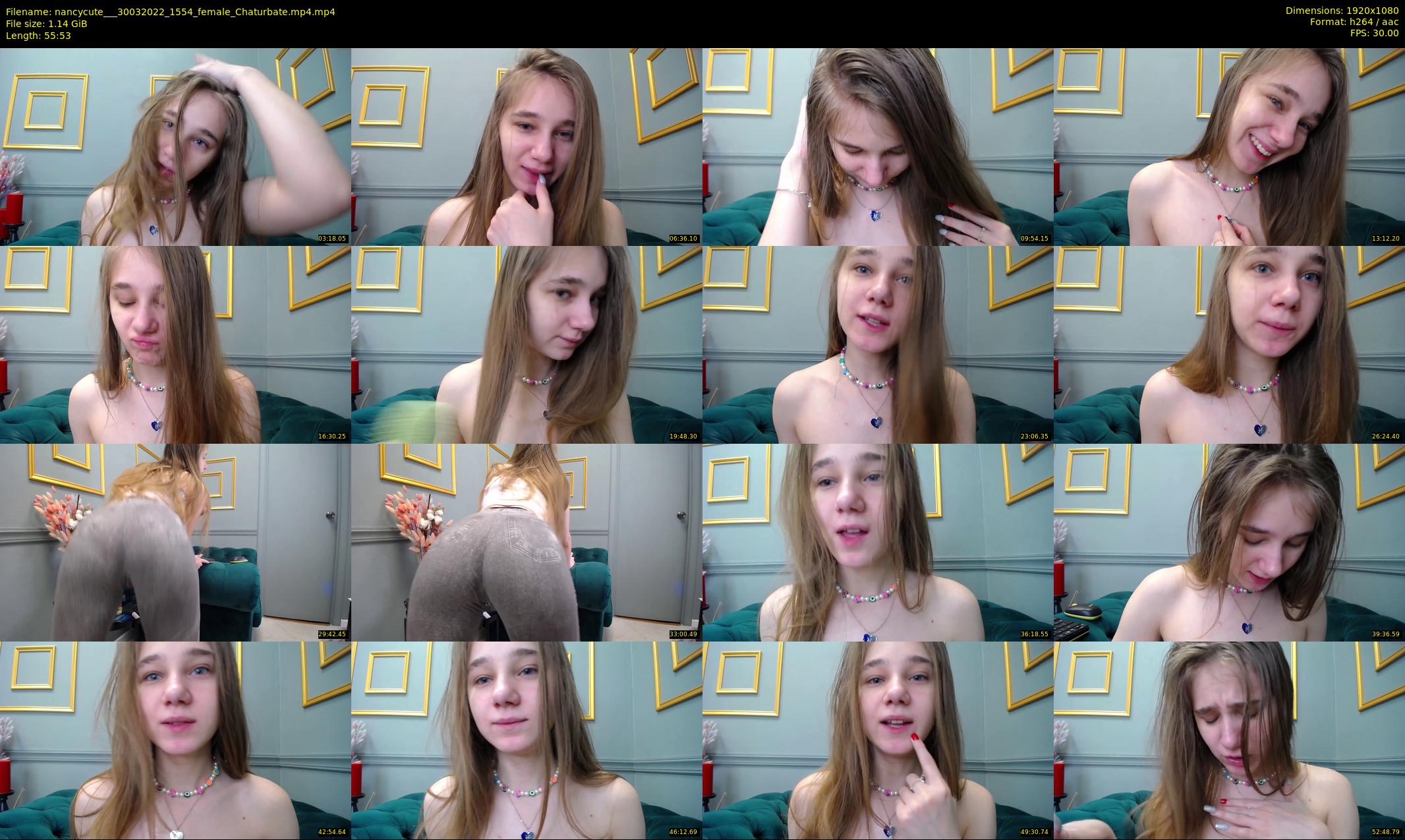 nancycute__ — 56 minute Chaturbate female cam show recording, 1080p, Mar 30, 2022