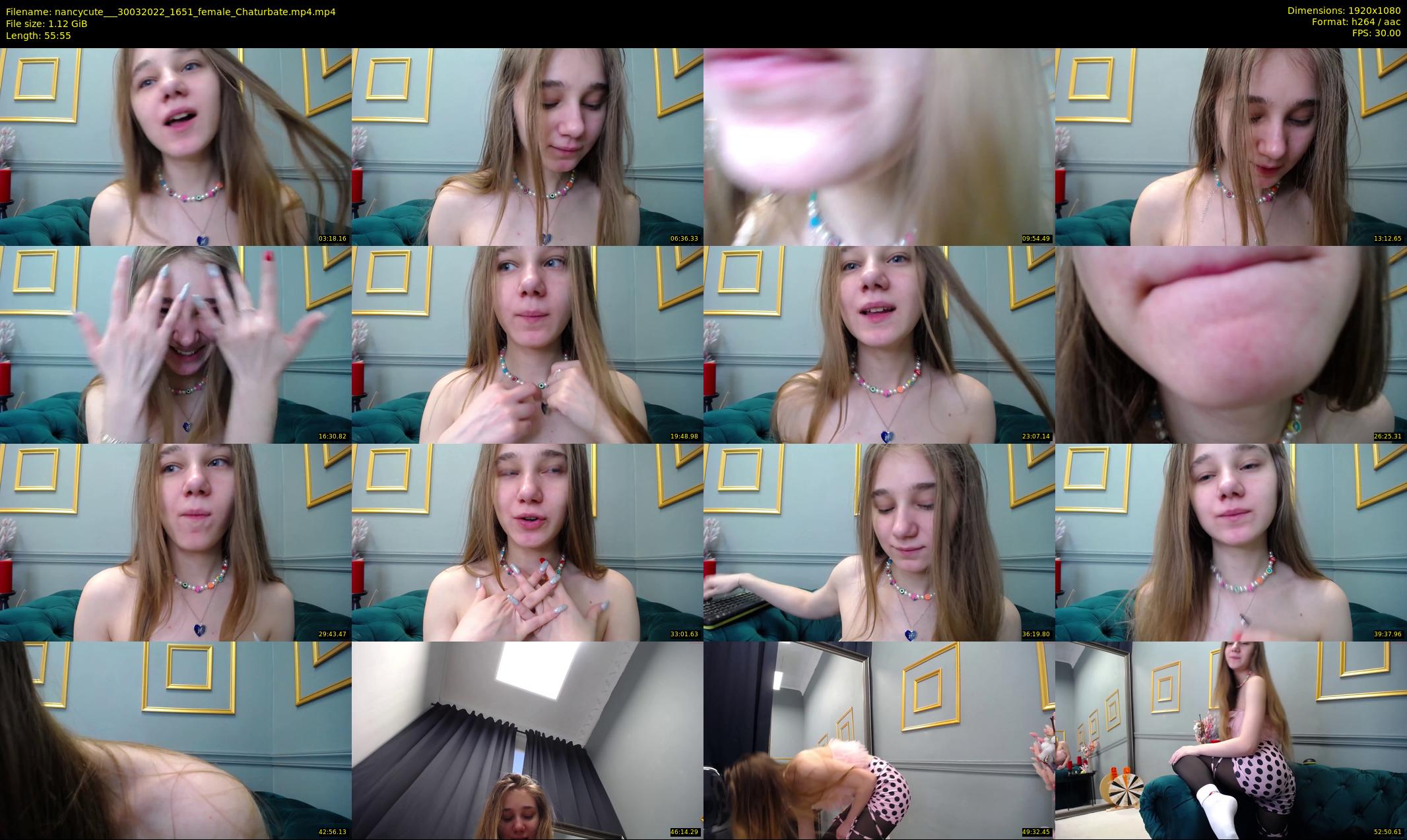 nancycute__ — 56 minute Chaturbate female cam show recording, 1080p, Mar 30, 2022
