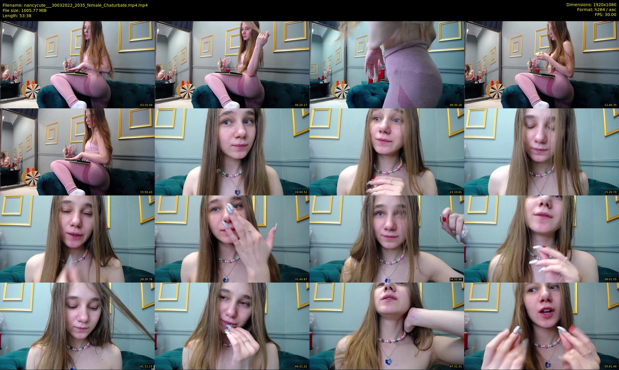 nancycute__ — 54 minute Chaturbate female cam show recording, 1080p, Mar 30, 2022