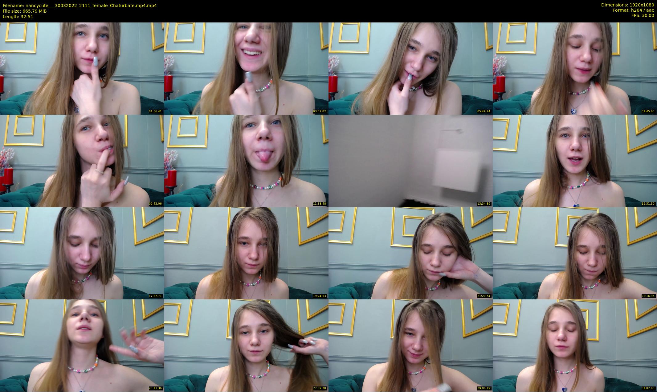 nancycute__ — 33 minute Chaturbate female cam show recording, 1080p, Mar 30, 2022