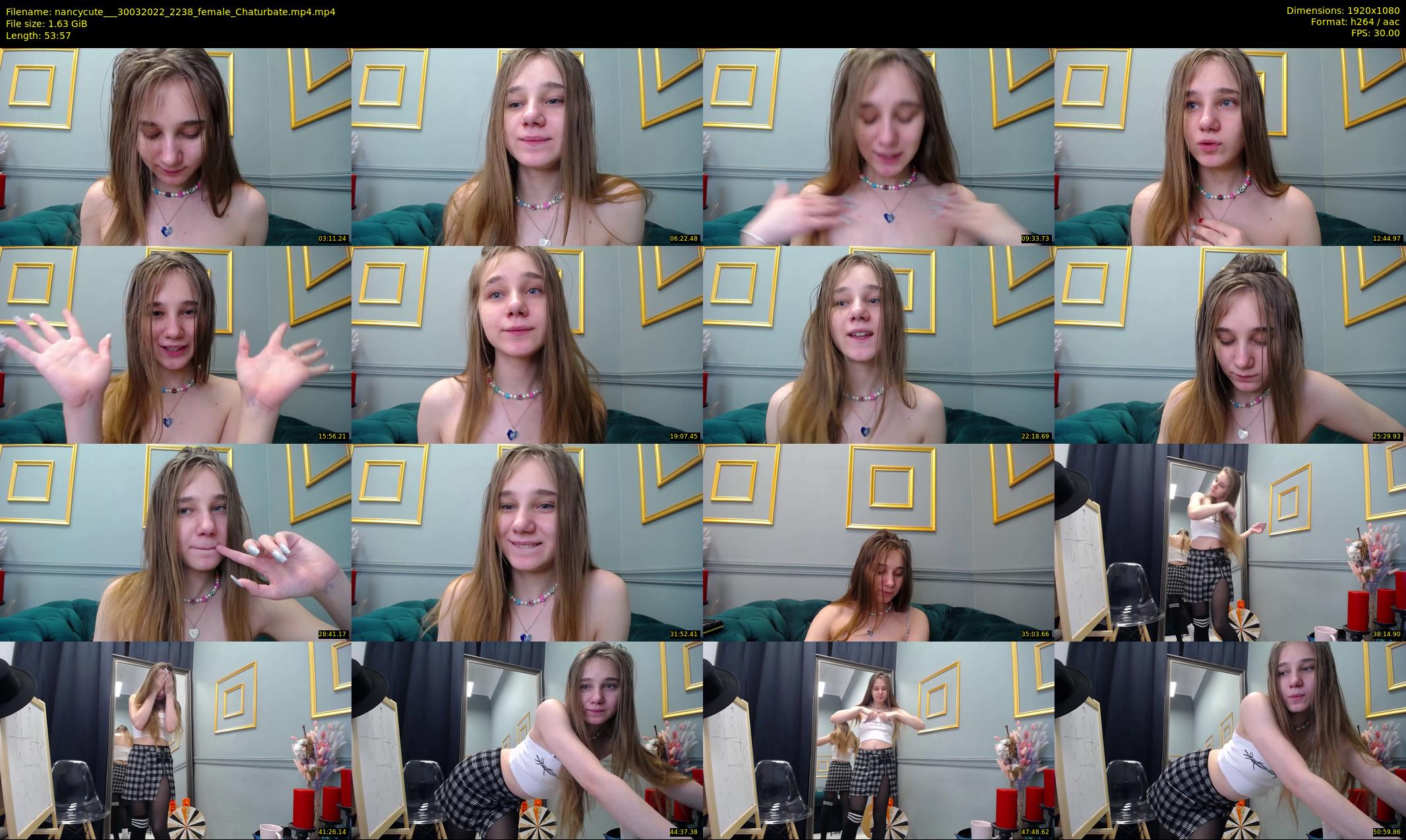 nancycute__ — 54 minute Chaturbate female cam show recording, 1080p, Mar 30, 2022