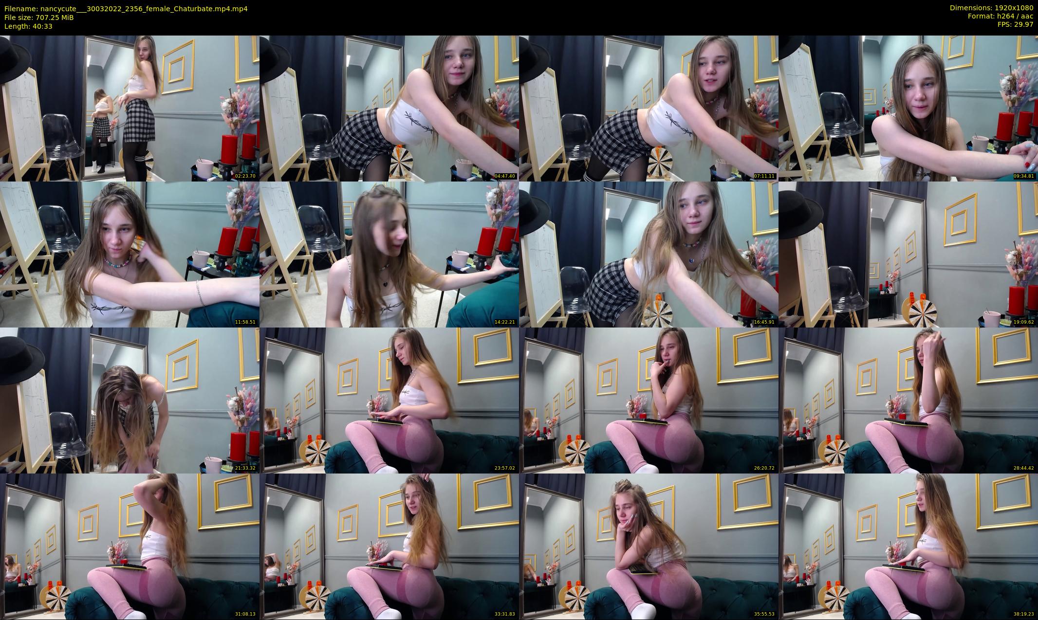 nancycute__ — 41 minute Chaturbate female cam show recording, 1080p, Mar 30, 2022