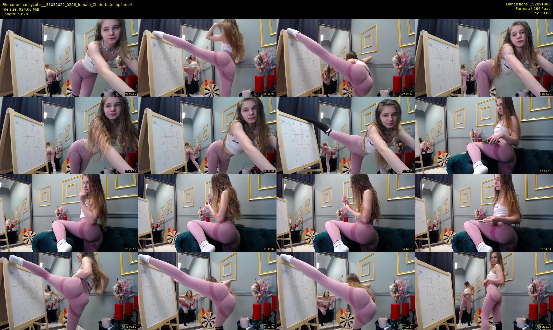nancycute__ — 54 minute Chaturbate female cam show recording, 1080p, Mar 31, 2022