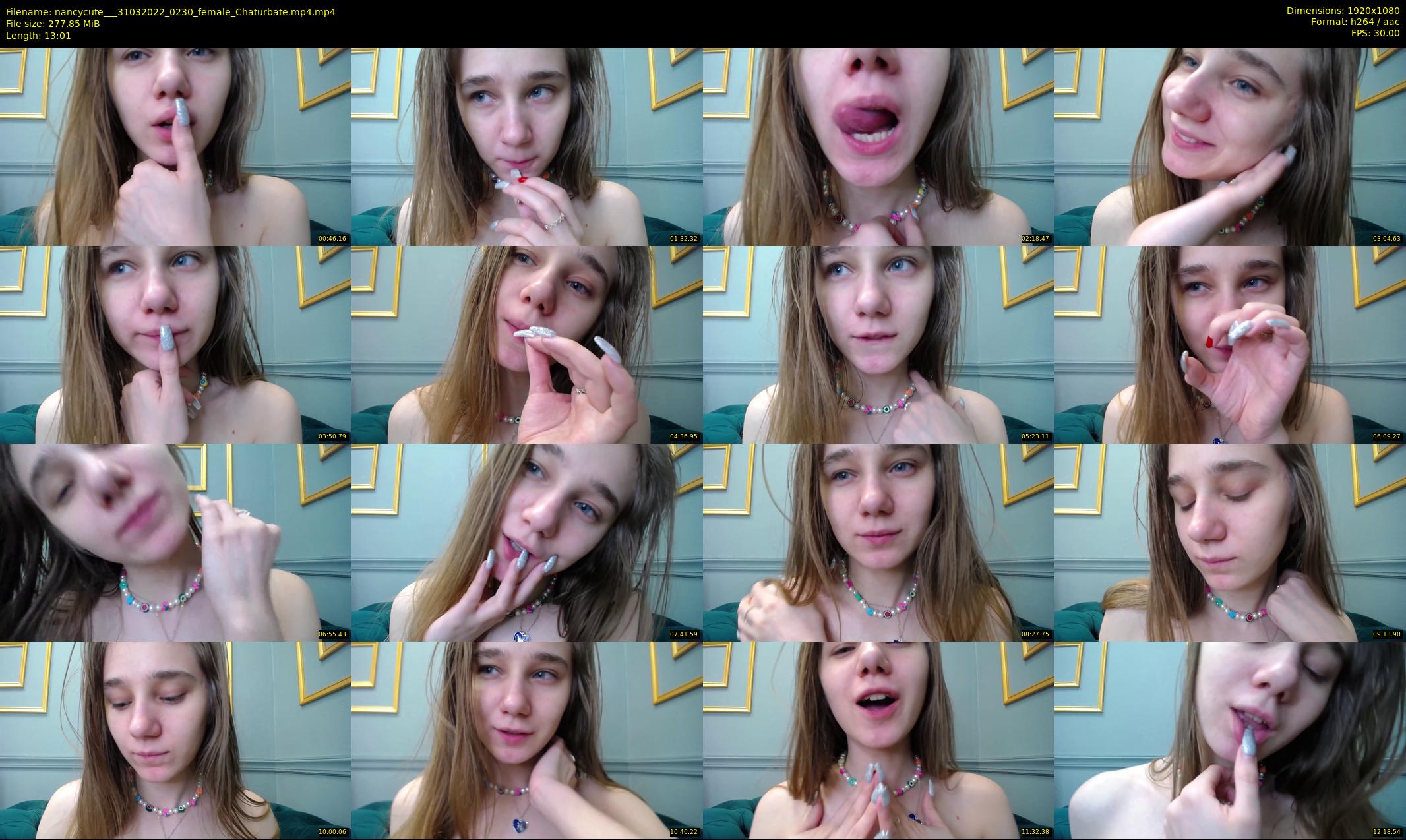 nancycute__ — 14 minute Chaturbate female cam show recording, 1080p, Mar 31, 2022