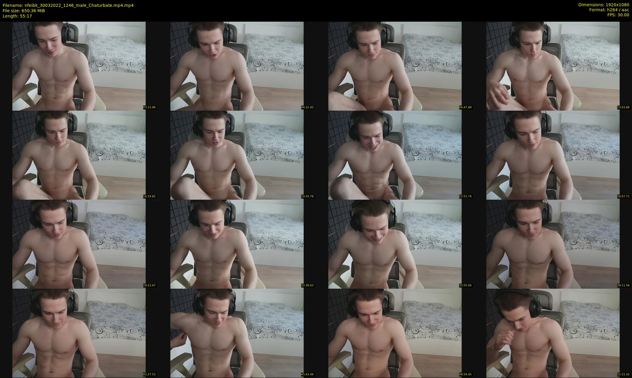nfeibk — 56 minute Chaturbate male cam show recording, 1080p, Mar 30, 2022