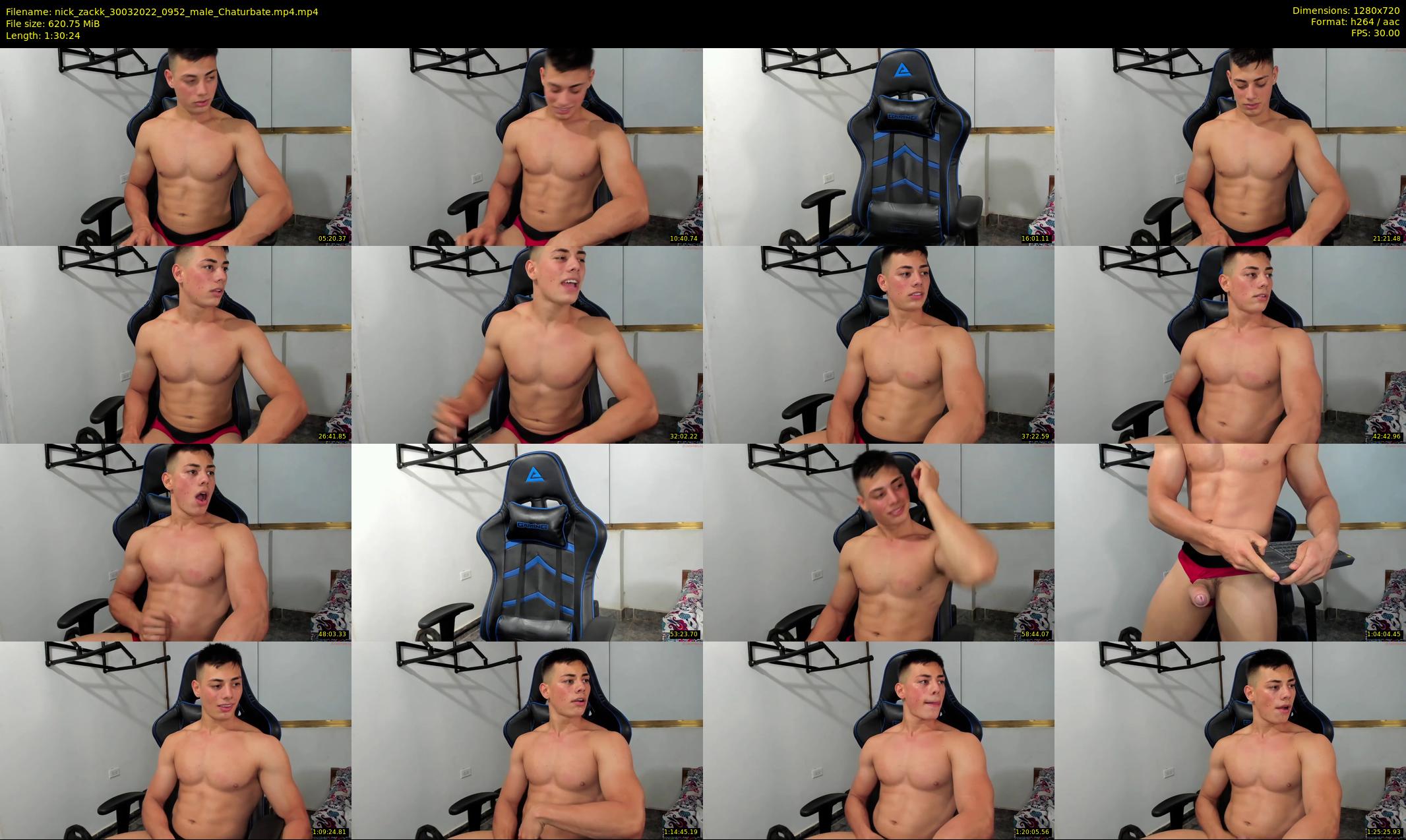 nick_zackk — 91 minute Chaturbate male cam show recording, 720p, Mar 30, 2022