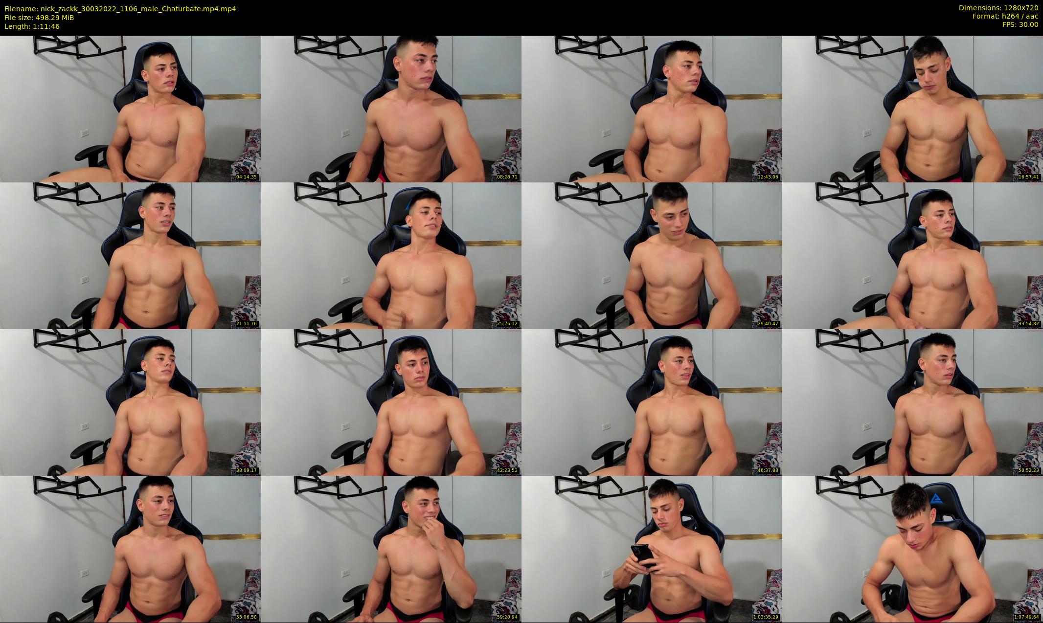 nick_zackk — 72 minute Chaturbate male cam show recording, 720p, Mar 30, 2022