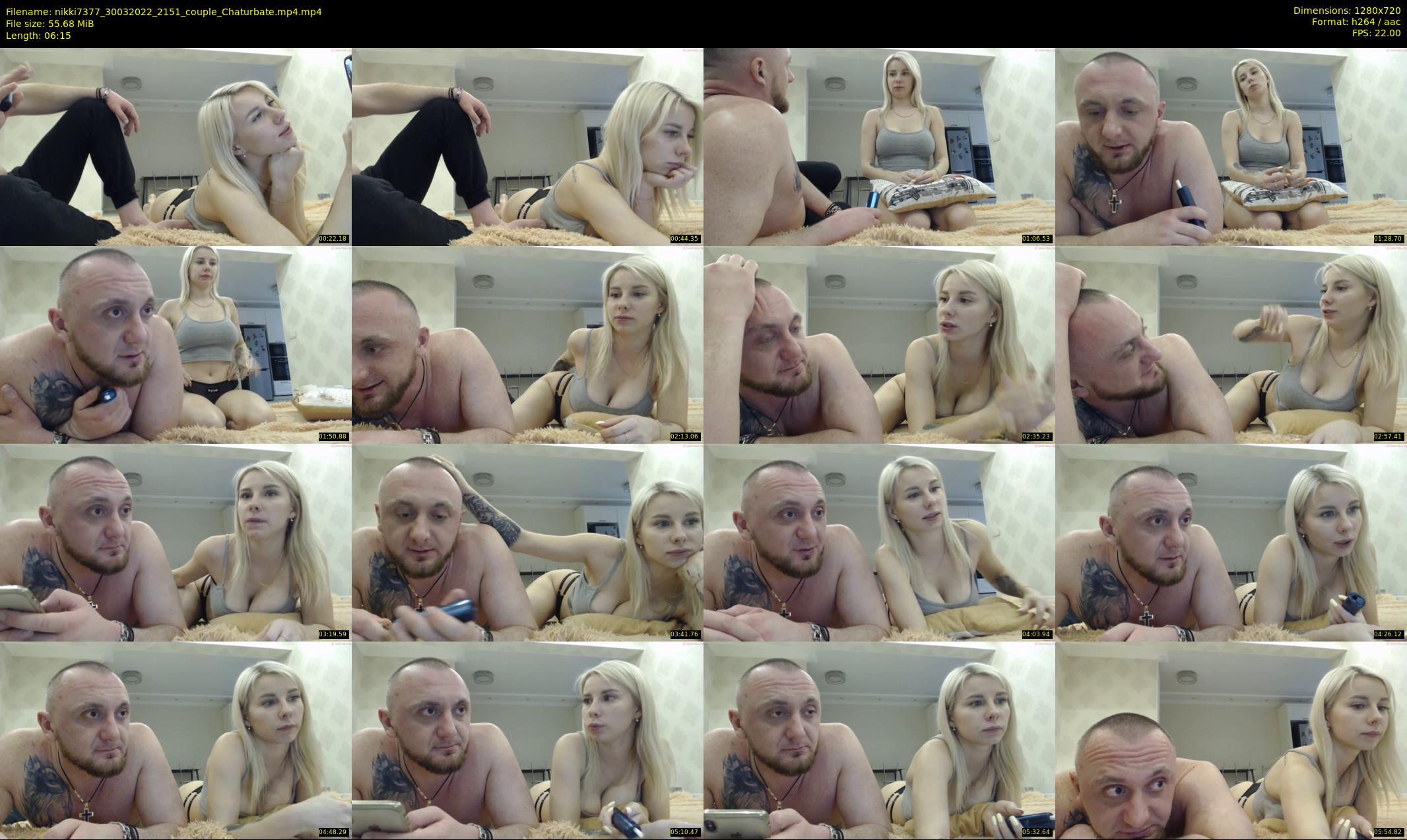 nikki7377 — 7 minute Chaturbate couple cam show recording, 720p, Mar 30, 2022