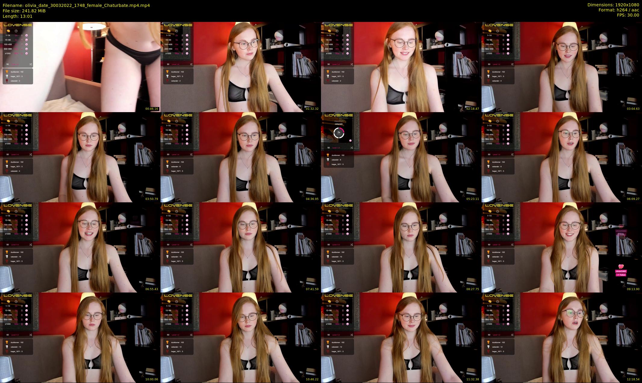 olivia_date — 14 minute Chaturbate female cam show recording, 1080p, Mar 30, 2022