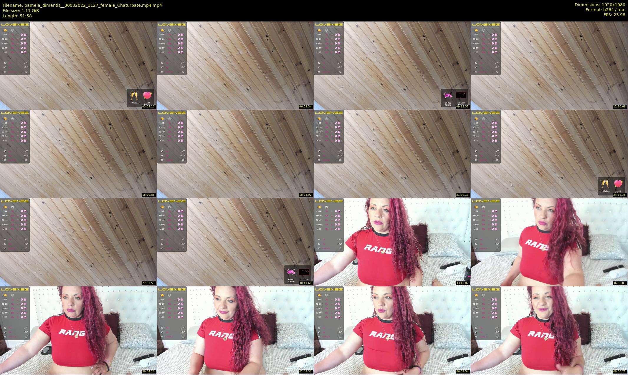 pamela_dimantis_ — 52 minute Chaturbate female cam show recording, 1080p, Mar 30, 2022