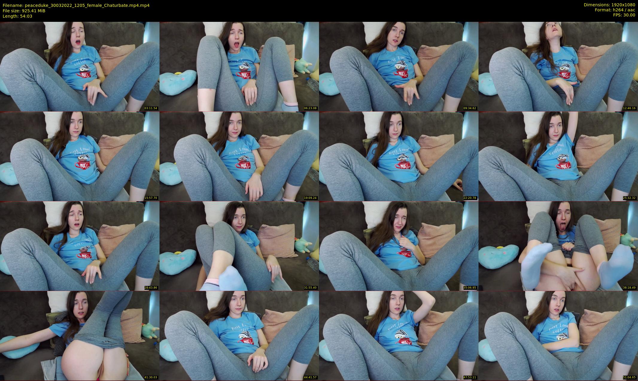 peaceduke — 55 minute Chaturbate female cam show recording, 1080p, Mar 30, 2022