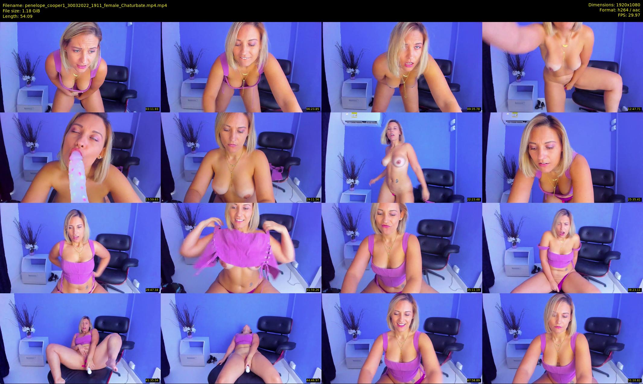 penelope_cooper1 — 55 minute Chaturbate female cam show recording, 1080p, Mar 30, 2022