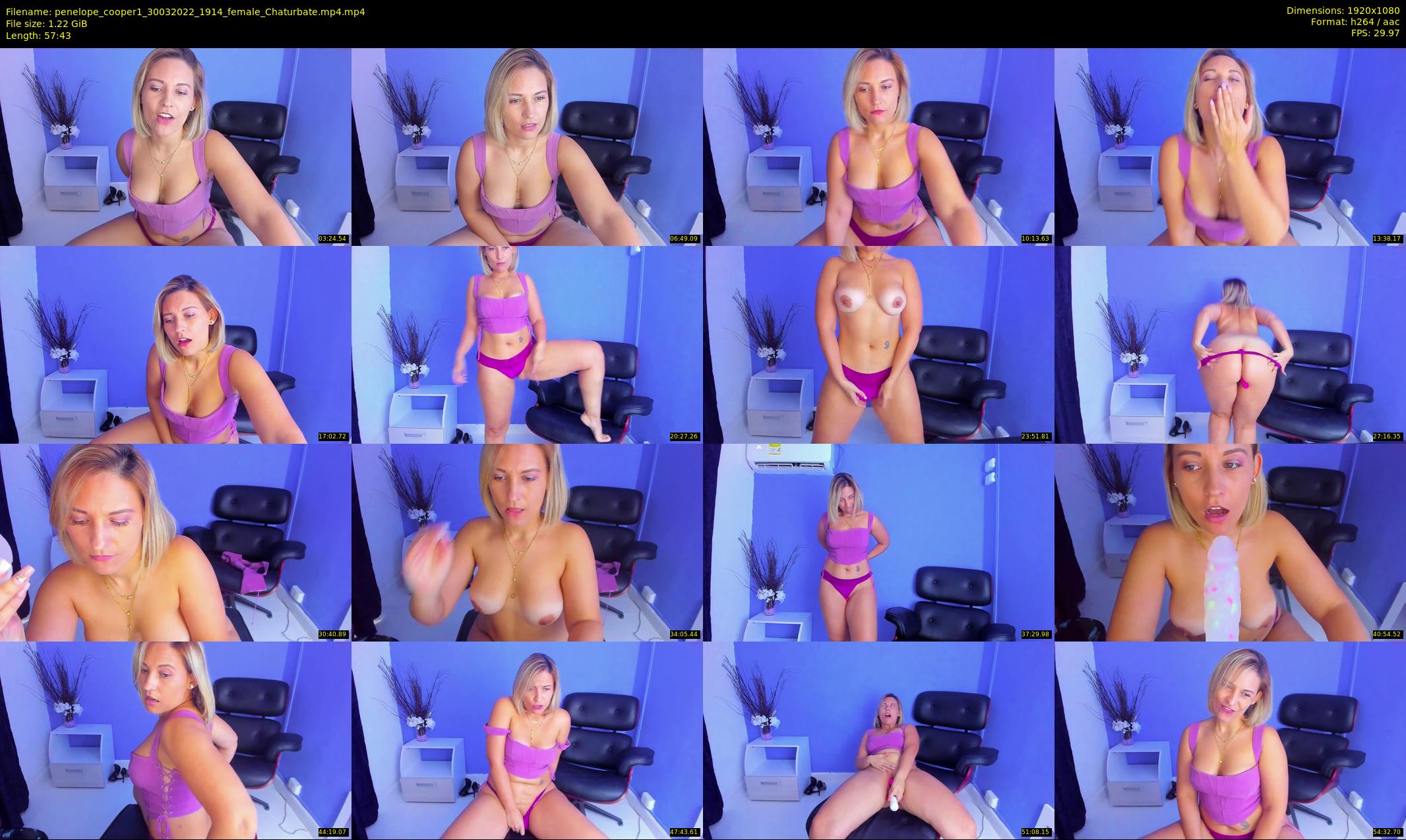 penelope_cooper1 — 58 minute Chaturbate female cam show recording, 1080p, Mar 30, 2022