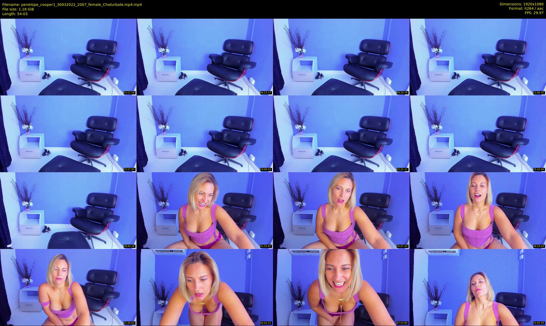 penelope_cooper1 — 55 minute Chaturbate female cam show recording, 1080p, Mar 30, 2022