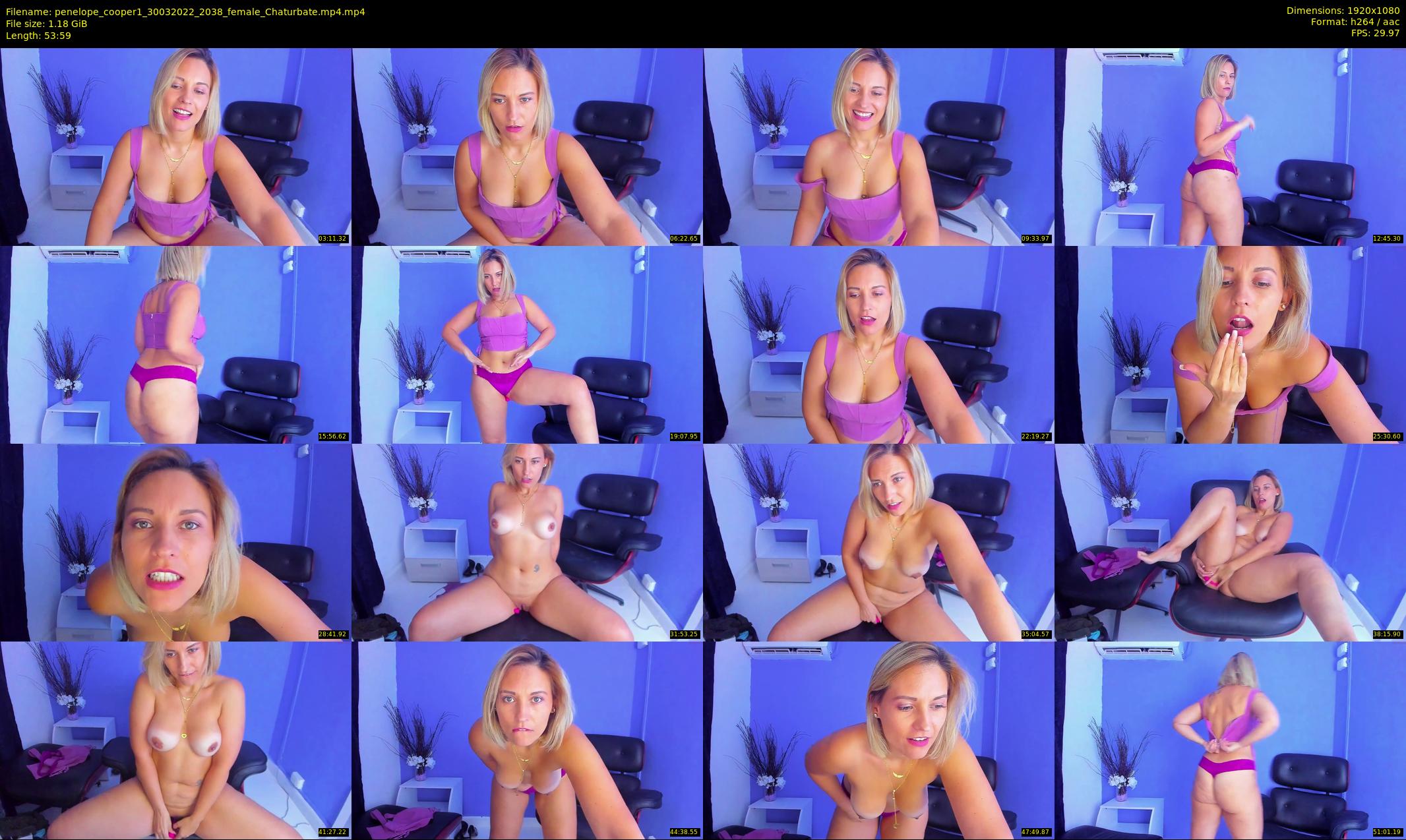 penelope_cooper1 — 54 minute Chaturbate female cam show recording, 1080p, Mar 30, 2022
