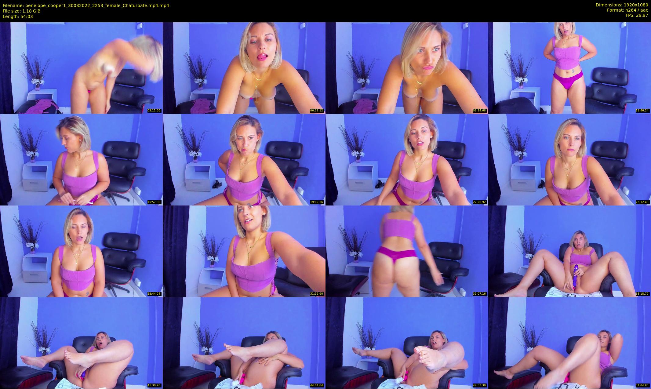 penelope_cooper1 — 55 minute Chaturbate female cam show recording, 1080p, Mar 30, 2022
