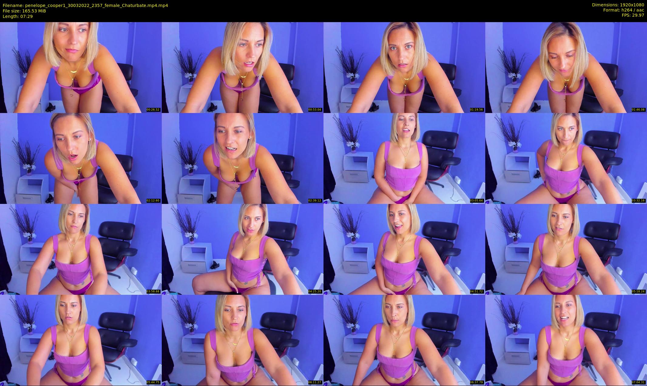 penelope_cooper1 — 8 minute Chaturbate female cam show recording, 1080p, Mar 30, 2022