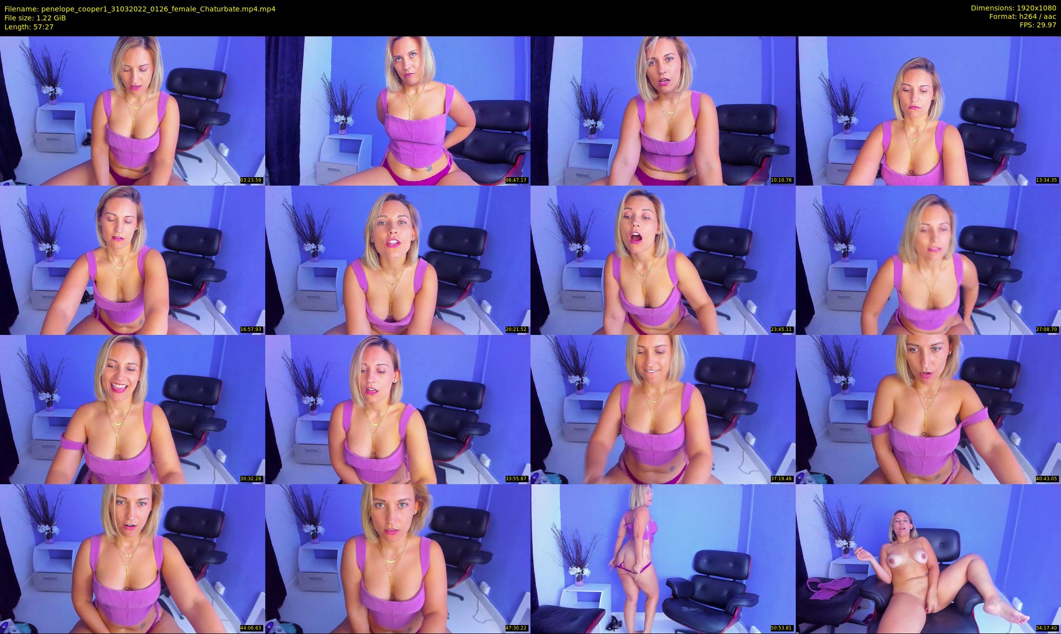 penelope_cooper1 — 58 minute Chaturbate female cam show recording, 1080p, Mar 31, 2022