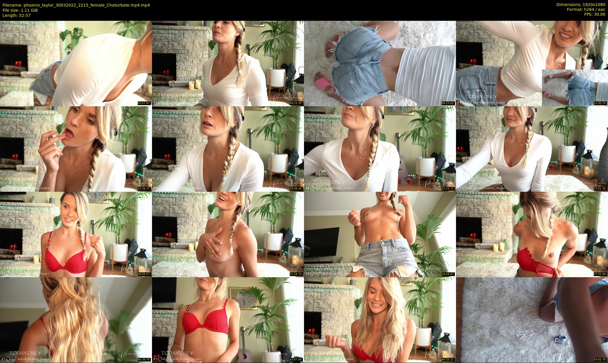phoenix_taylor — 53 minute Chaturbate female cam show recording, 1080p, Mar 30, 2022