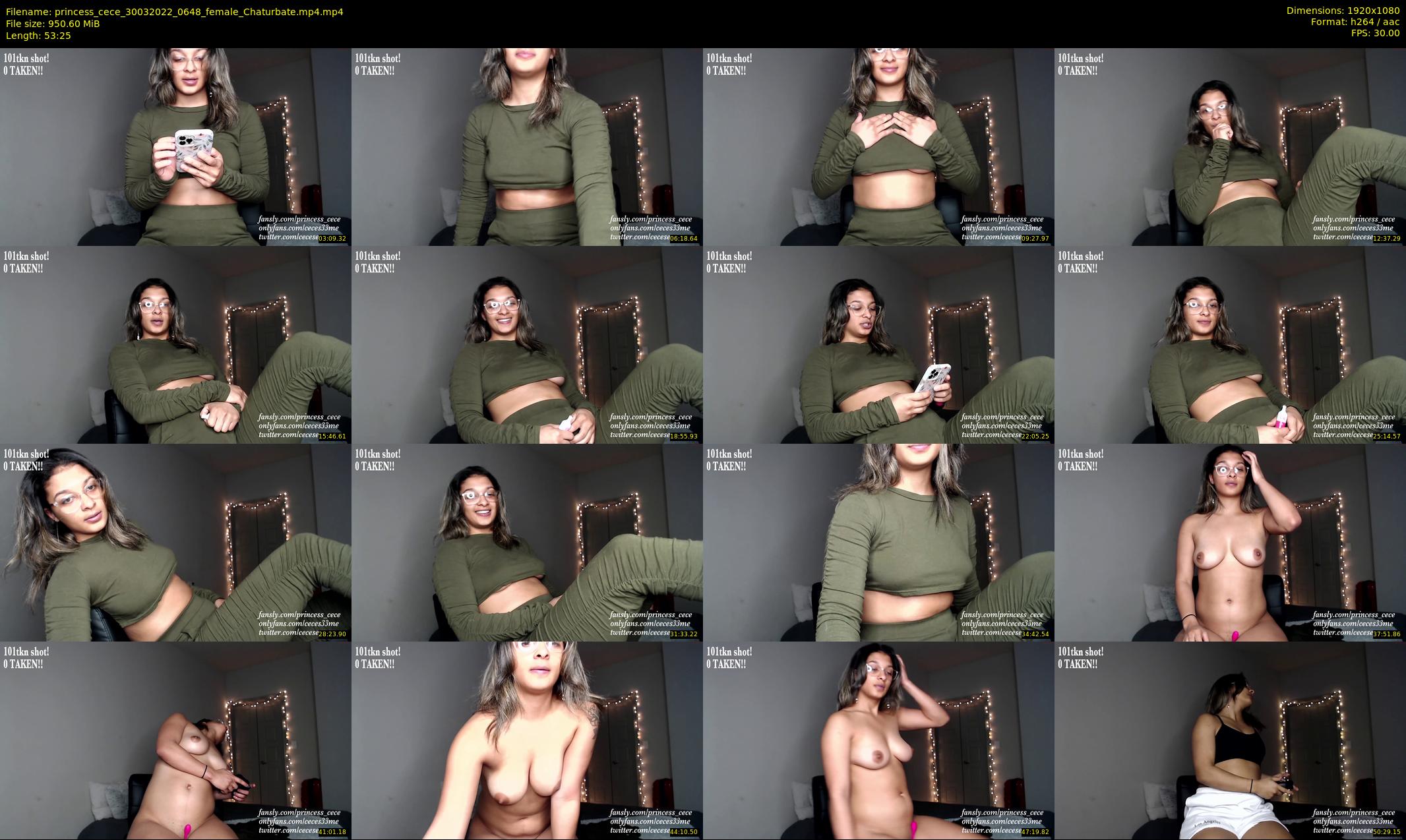 princess_cece — 54 minute Chaturbate female cam show recording, 1080p, Mar 30, 2022