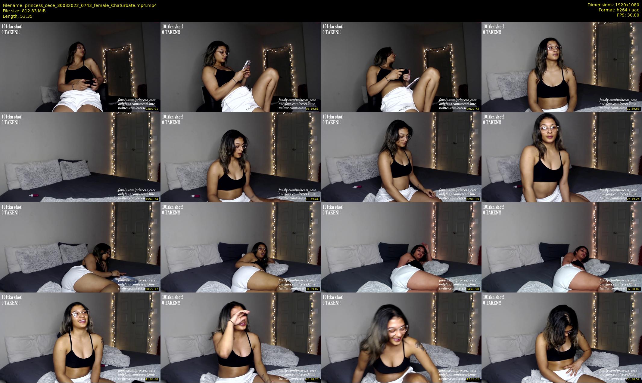 princess_cece — 54 minute Chaturbate female cam show recording, 1080p, Mar 30, 2022