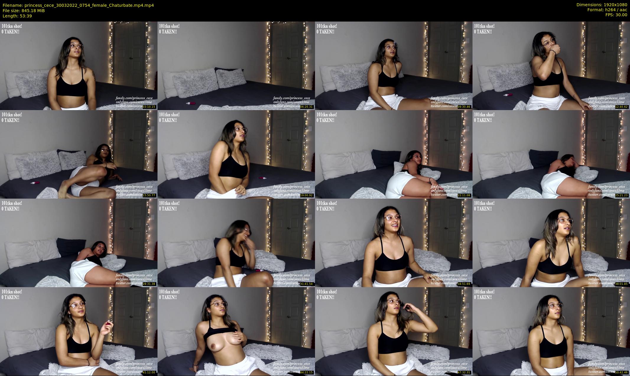 princess_cece — 54 minute Chaturbate female cam show recording, 1080p, Mar 30, 2022