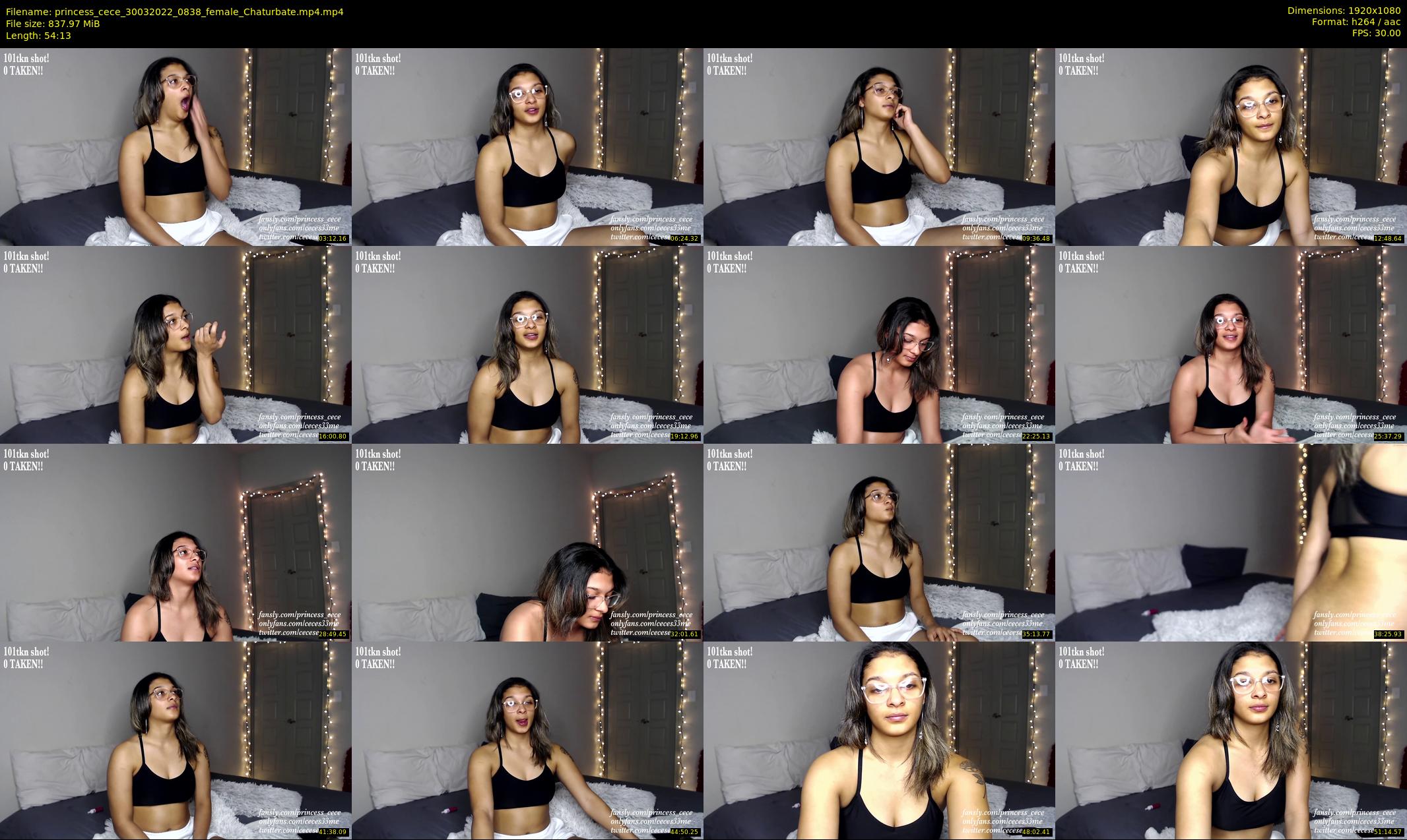 princess_cece — 55 minute Chaturbate female cam show recording, 1080p, Mar 30, 2022