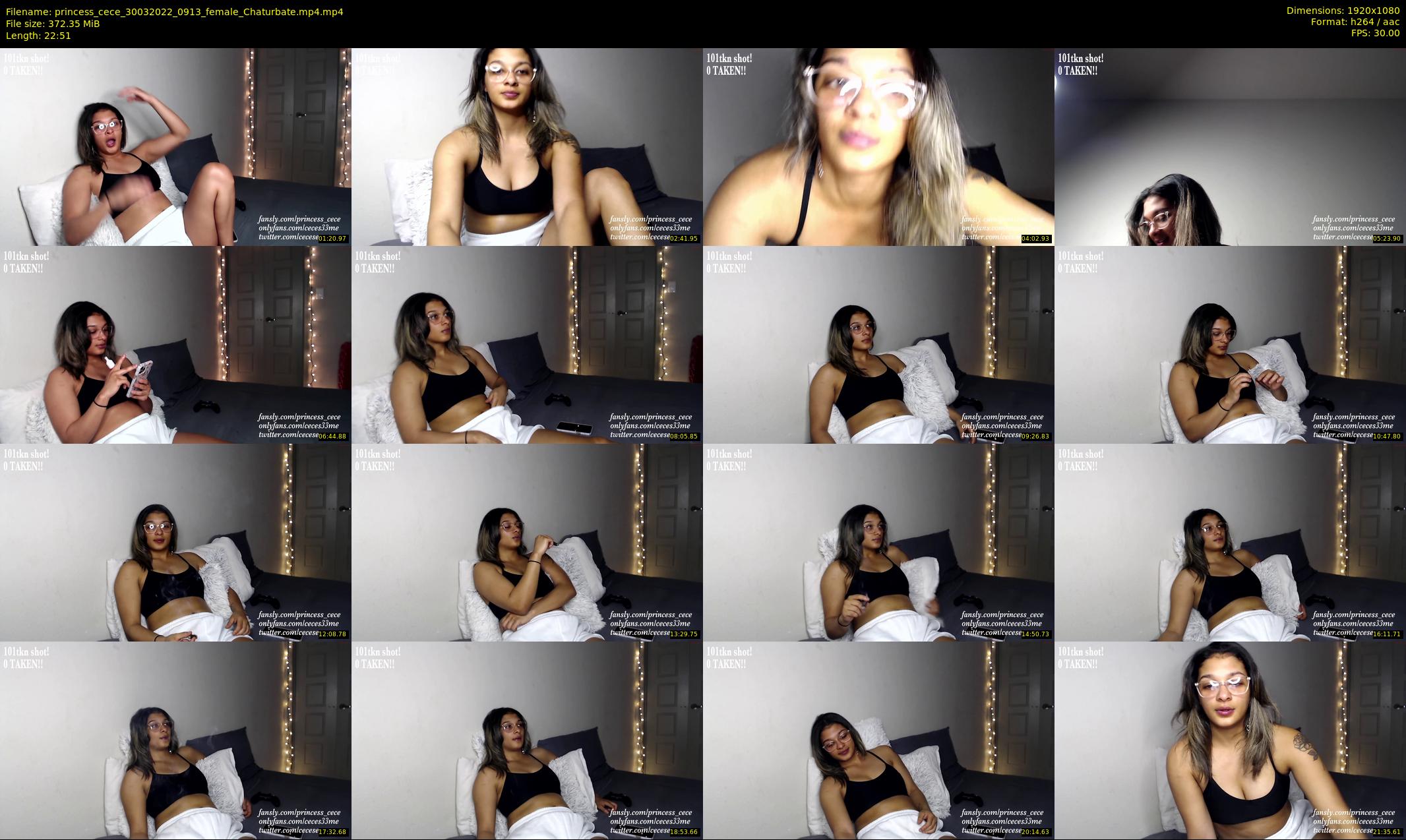 princess_cece — 23 minute Chaturbate female cam show recording, 1080p, Mar 30, 2022