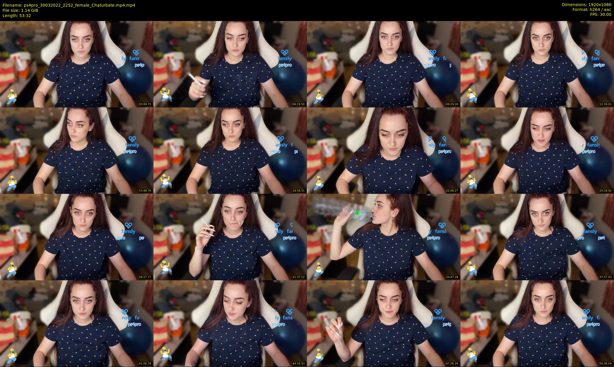 ps4pro — 54 minute Chaturbate female cam show recording, 1080p, Mar 30, 2022